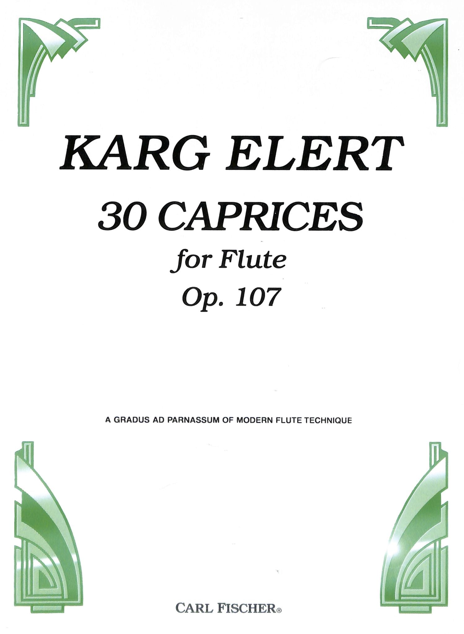 Karg-Elert, S :: 30 Caprices op. 107