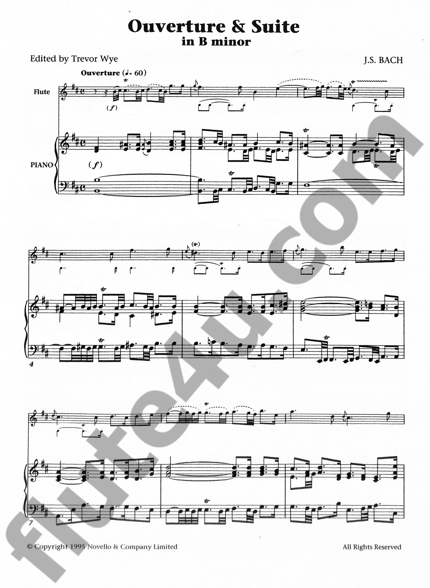 Bach, JS :: Suite No. 2 in B minor BWV 1067