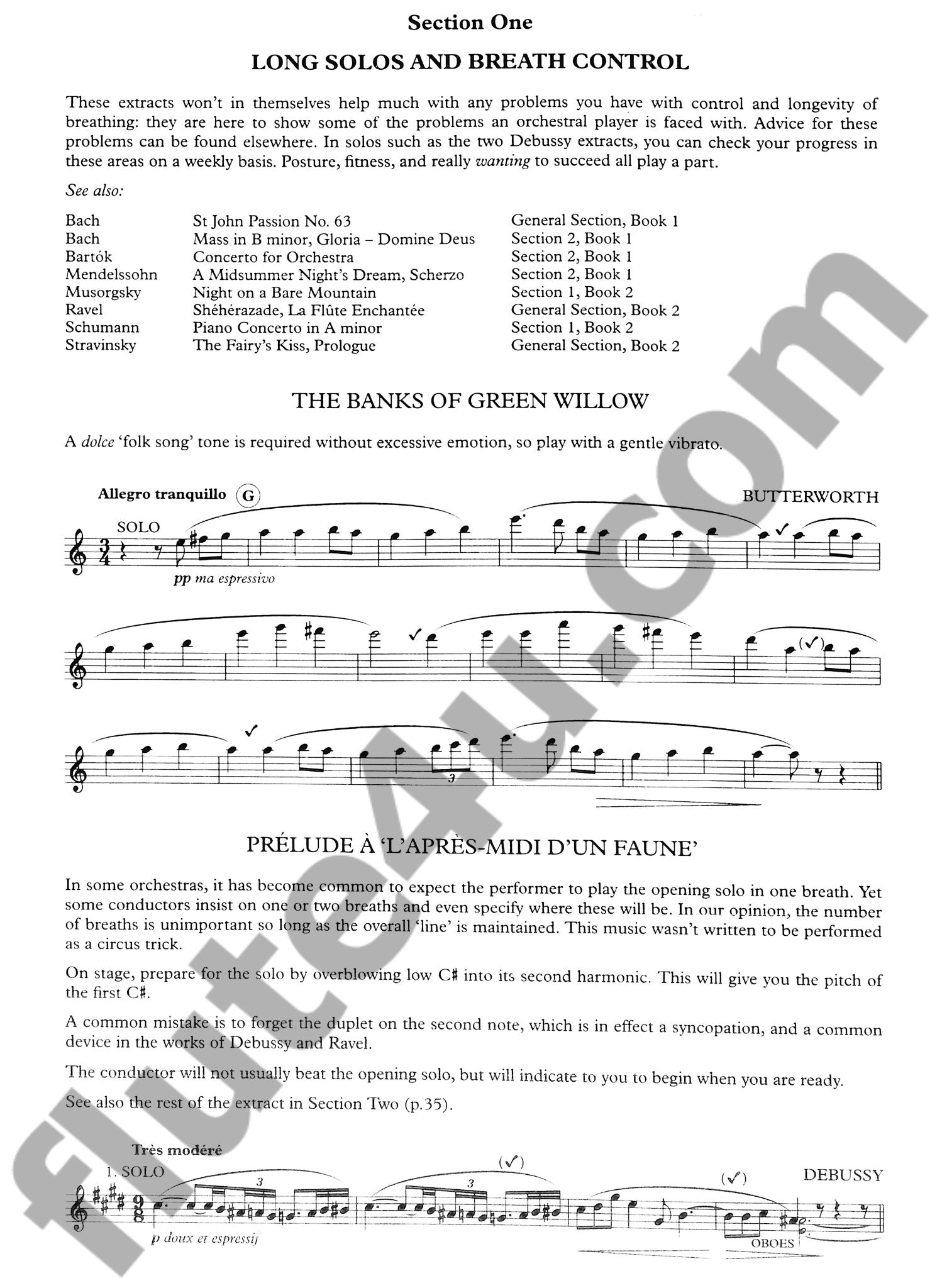 Various :: Orchestral Flute Practice Book 1