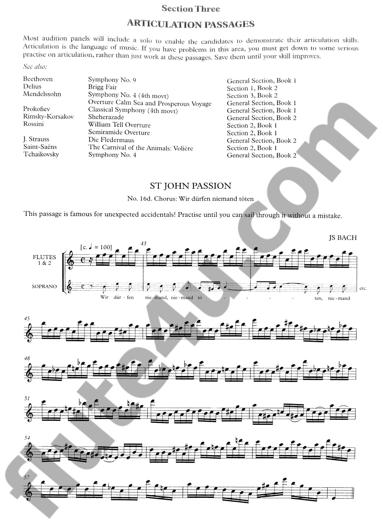 Various :: Orchestral Flute Practice Book 1