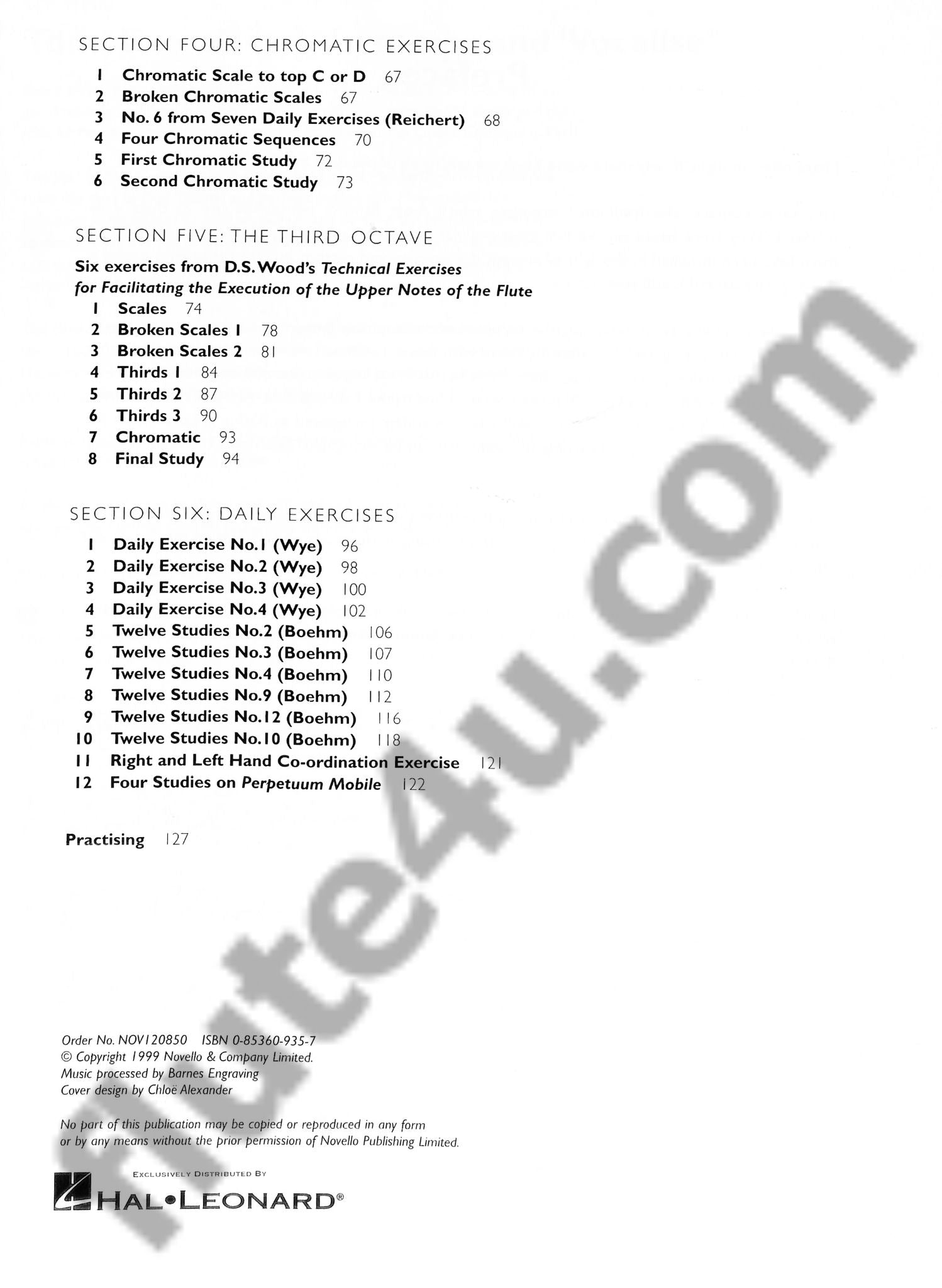 Wye, T :: Complete Daily Exercises for the Flute