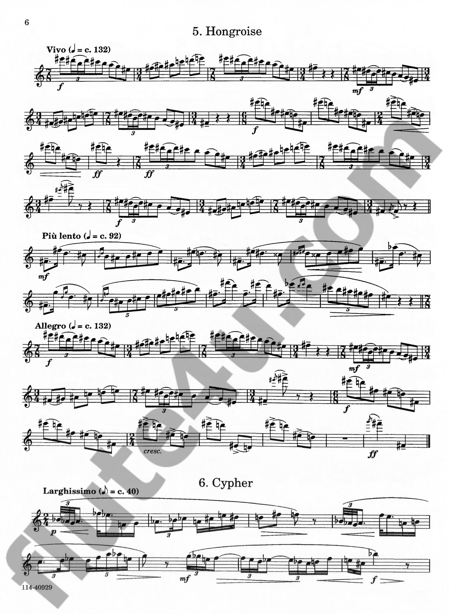 Liebermann, L :: Eight Pieces op.59