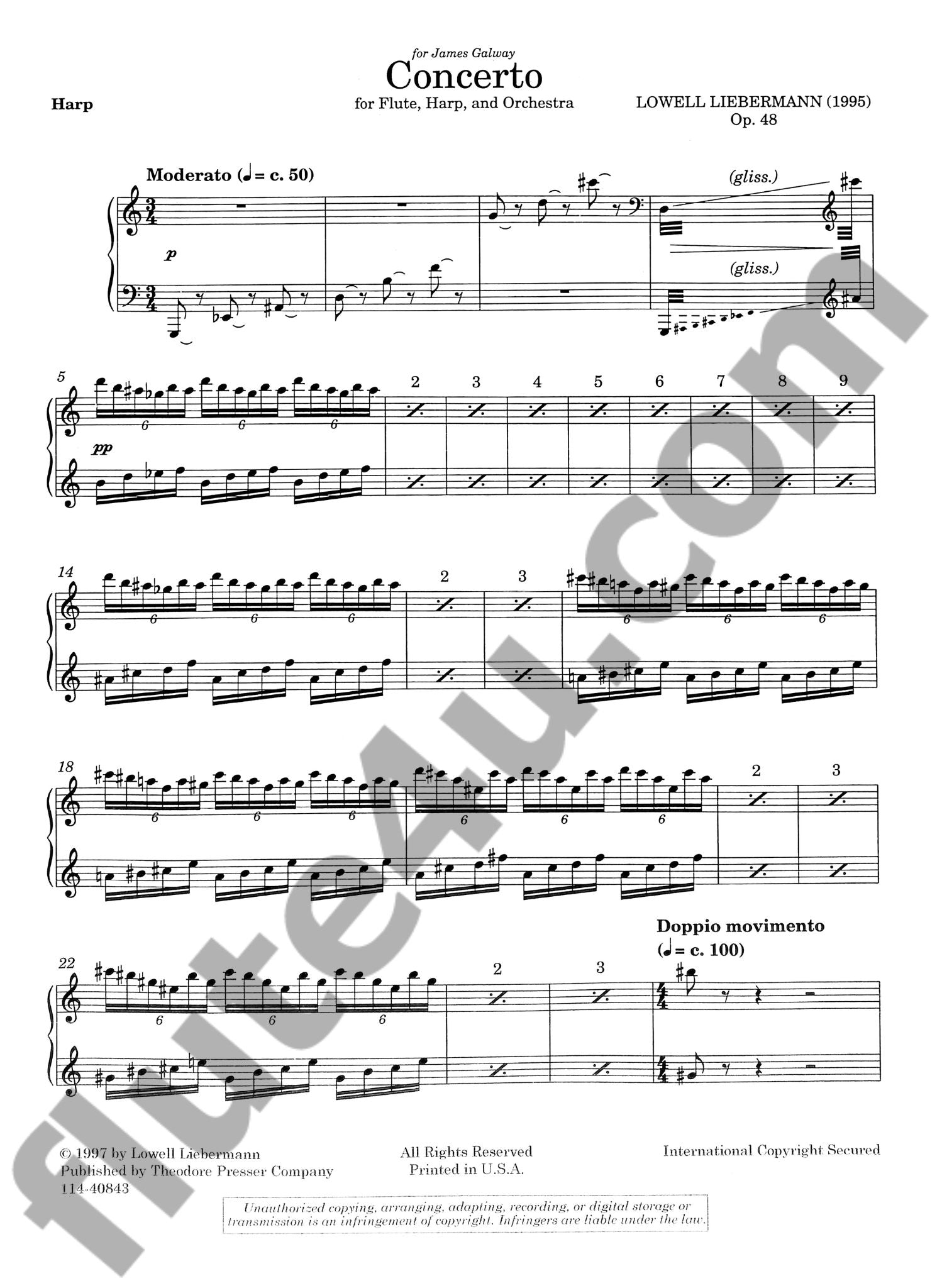 Liebermann, L :: Concerto