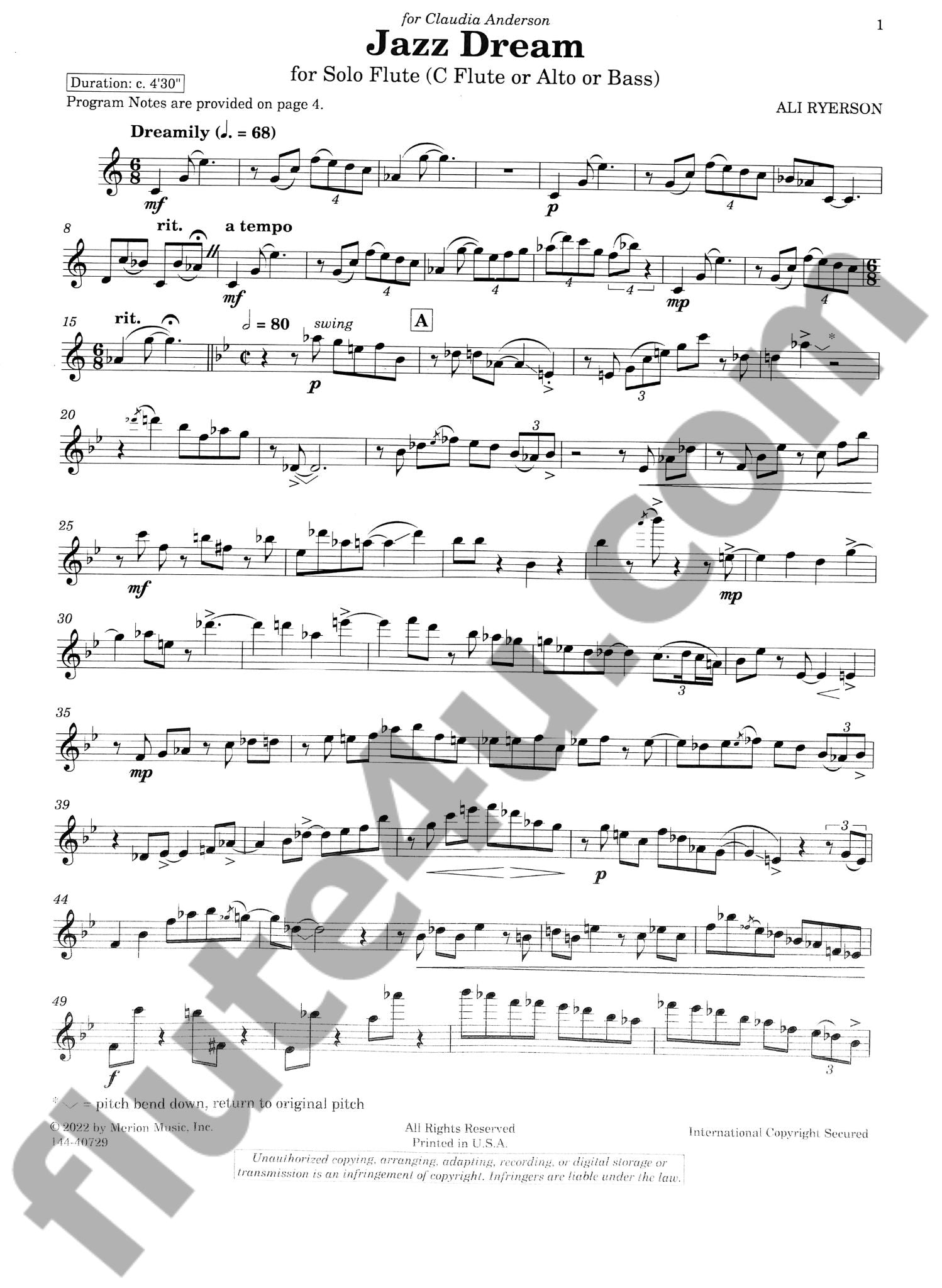 Ryerson, A :: Jazz Dream