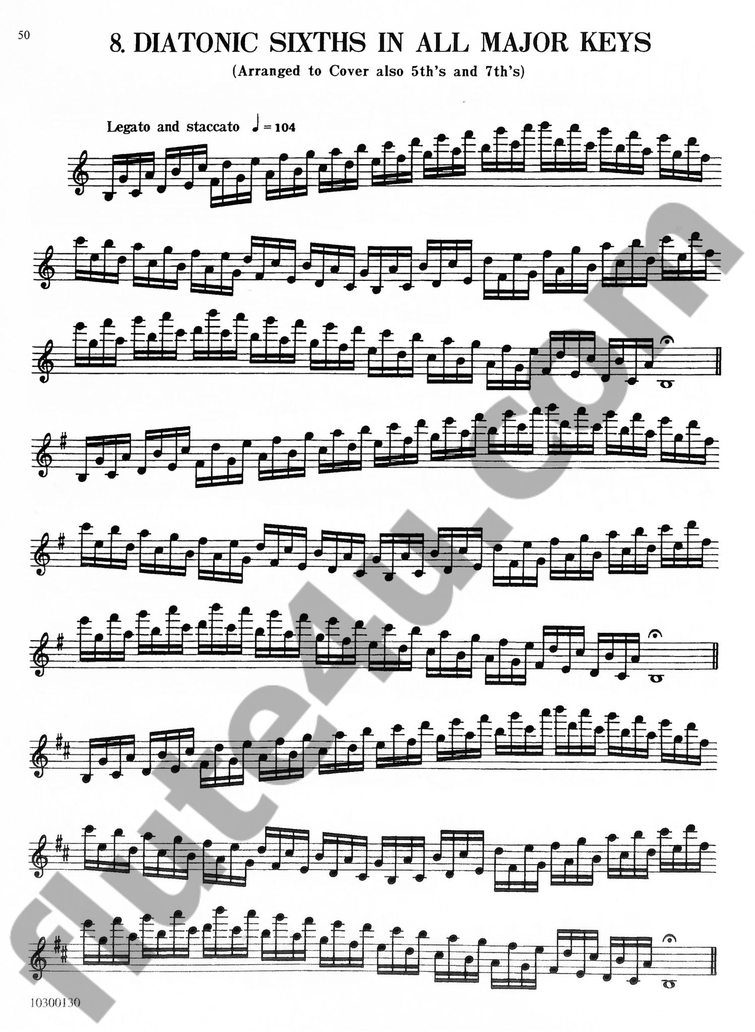 Baker, J :: Daily Exercises for the Flute