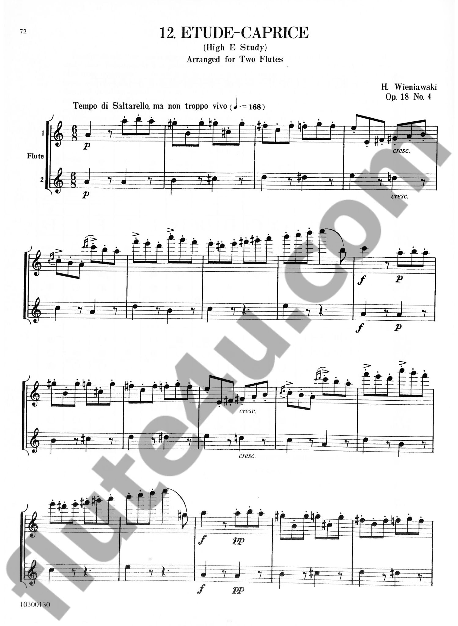 Baker, J :: Daily Exercises for the Flute