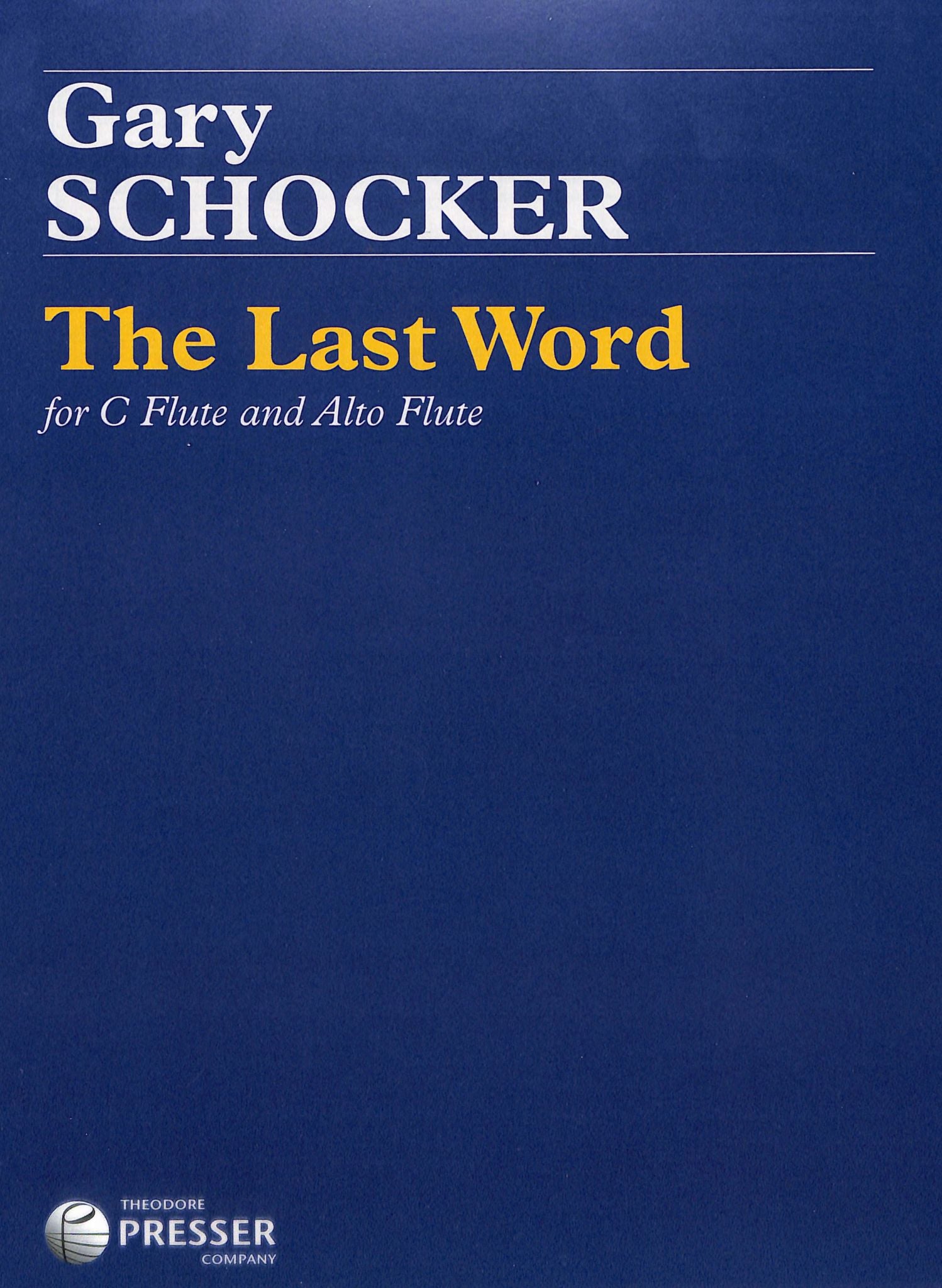 Schocker, G :: The Last Word
