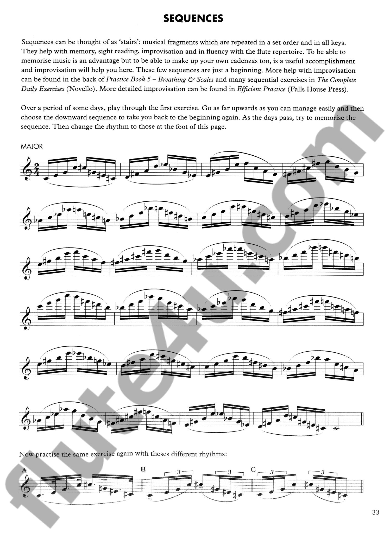 Wye, T :: Practice Book for the Flute - Volume 2: Technique