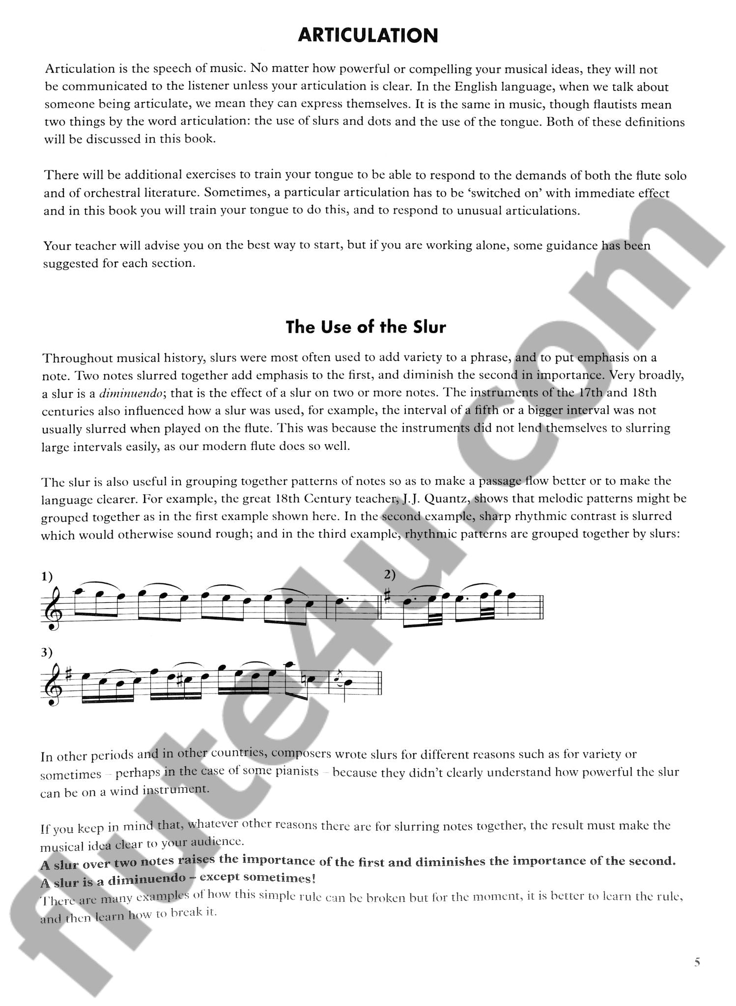 Wye, T :: Practice Book for the Flute - Volume 3: Articulation