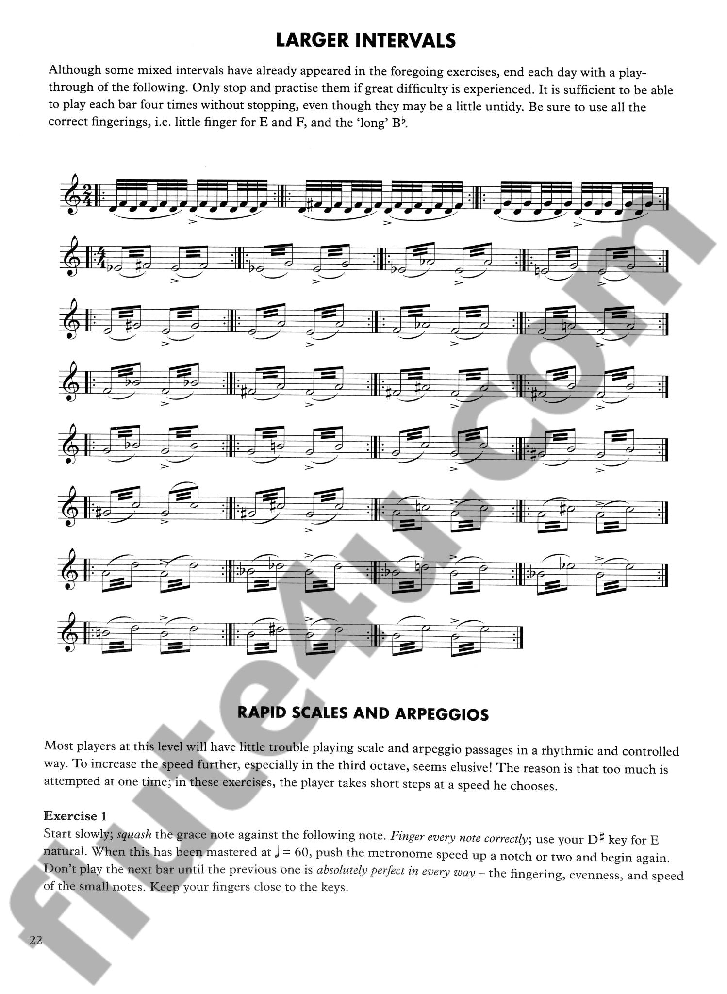 Wye, T :: Practice Book for the Flute - Volume 6: Advanced Practice