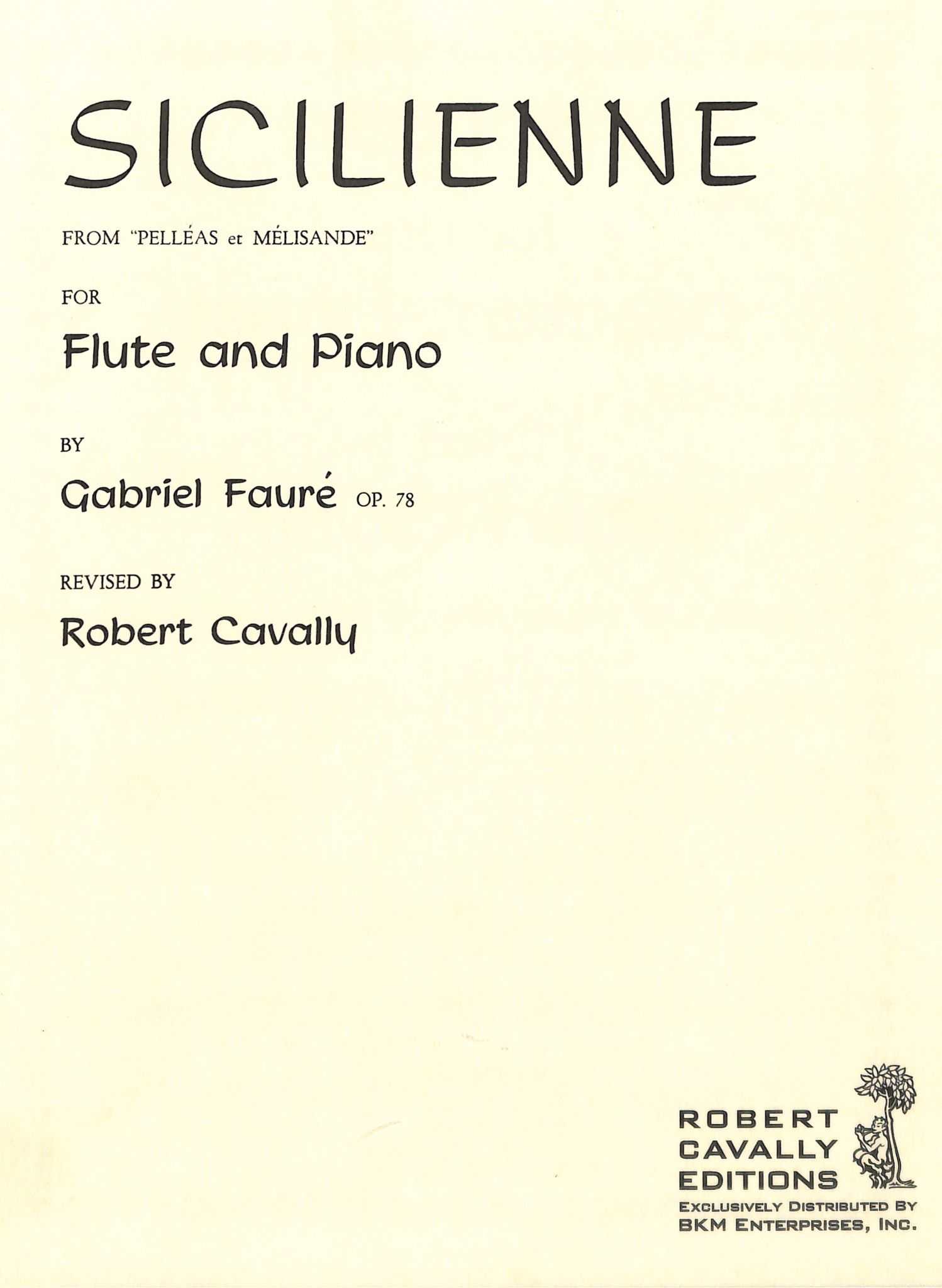 Sicilienne op. 78