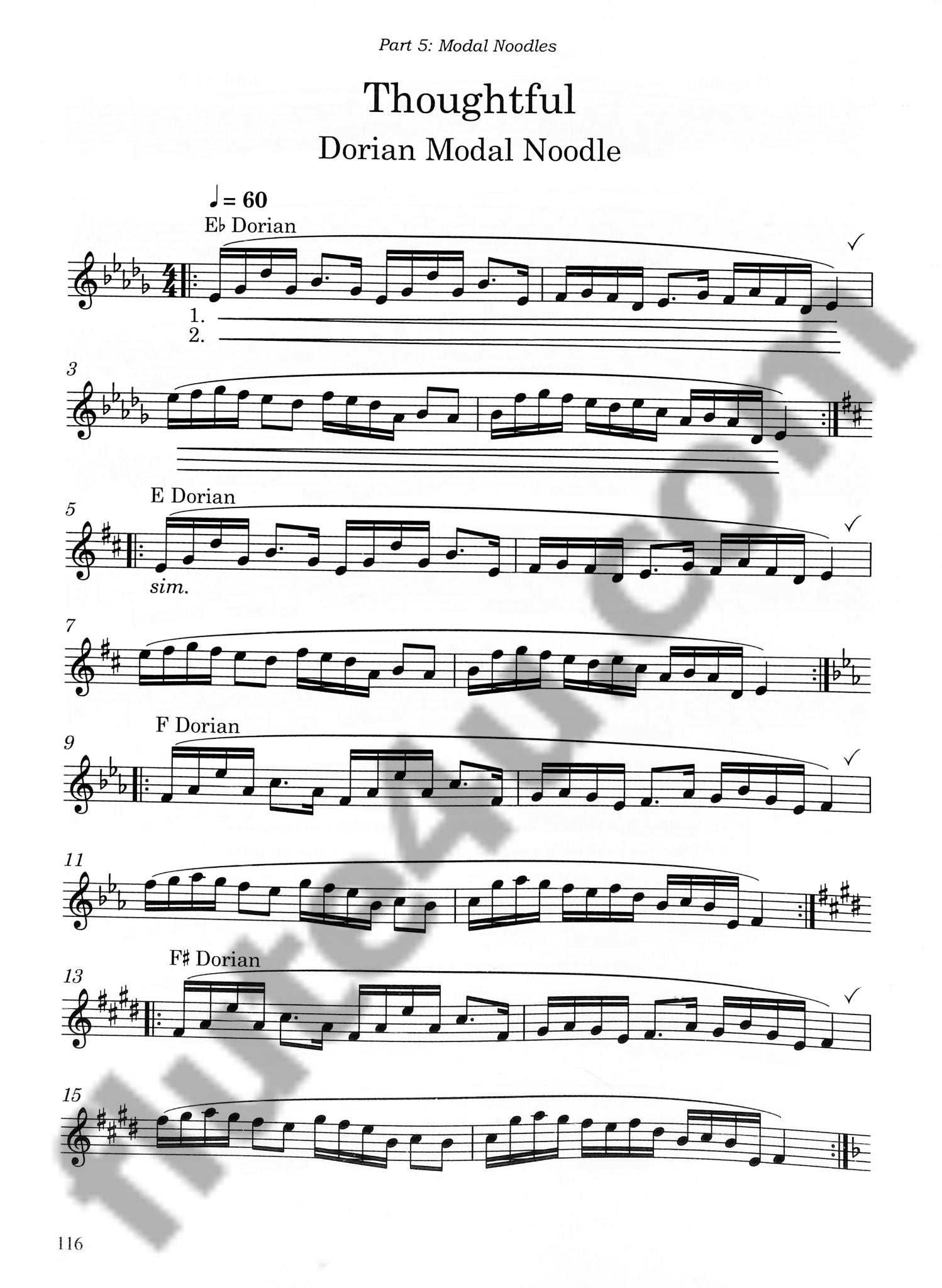 Lentz, L :: Modal Flute Warmup
