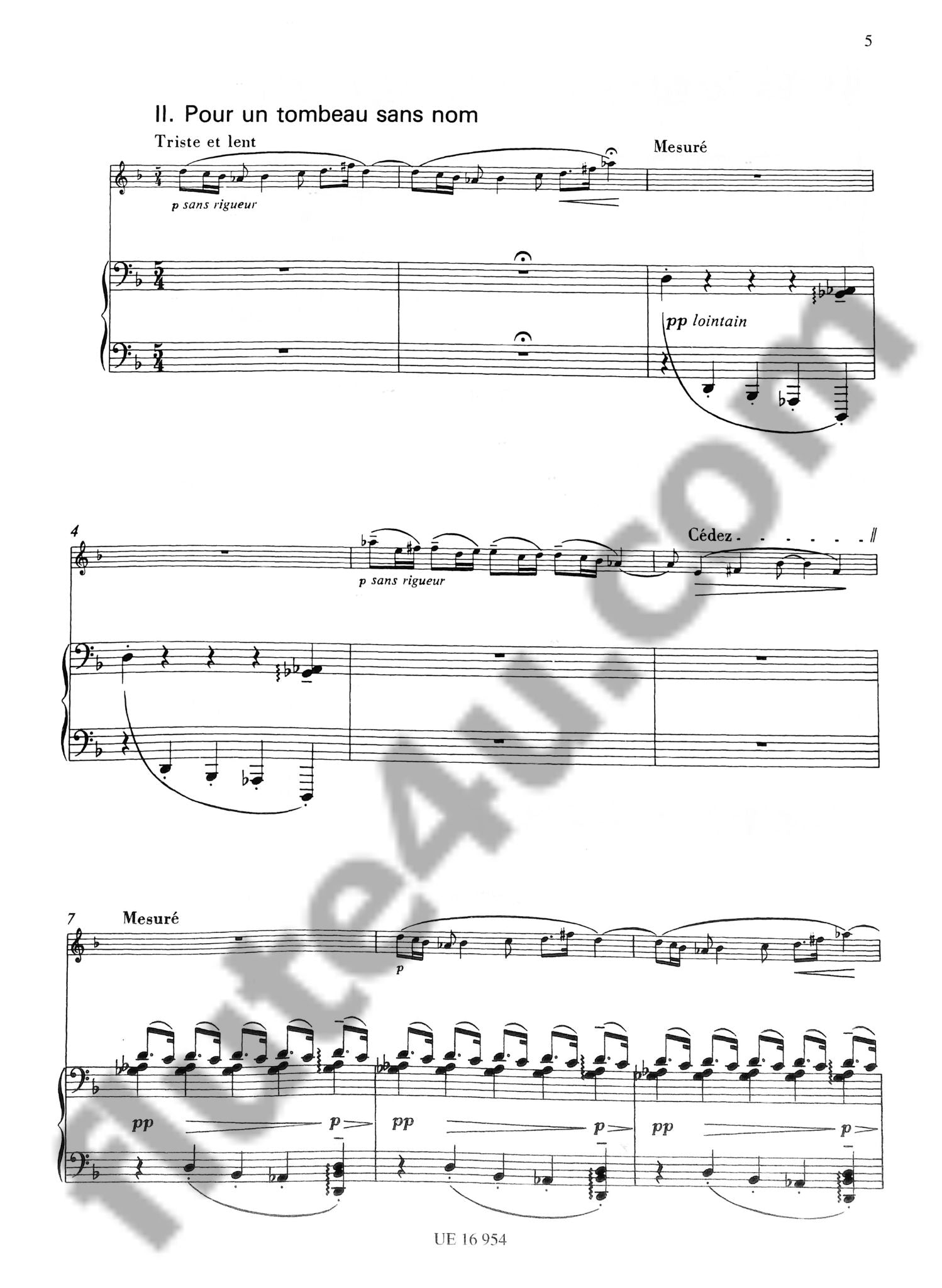 Debussy, C :: 'Bilitis'