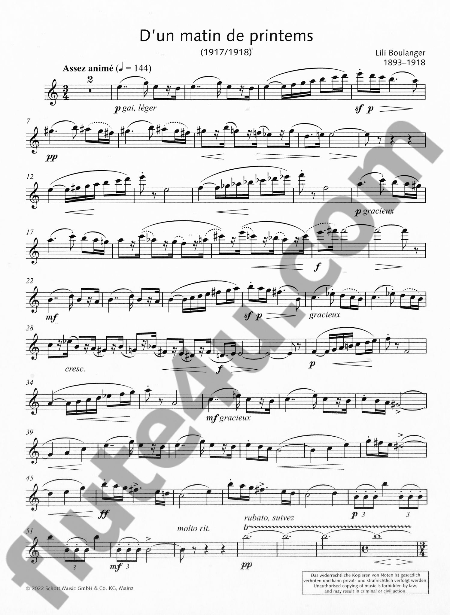 Boulanger, L :: Complete Flute Works