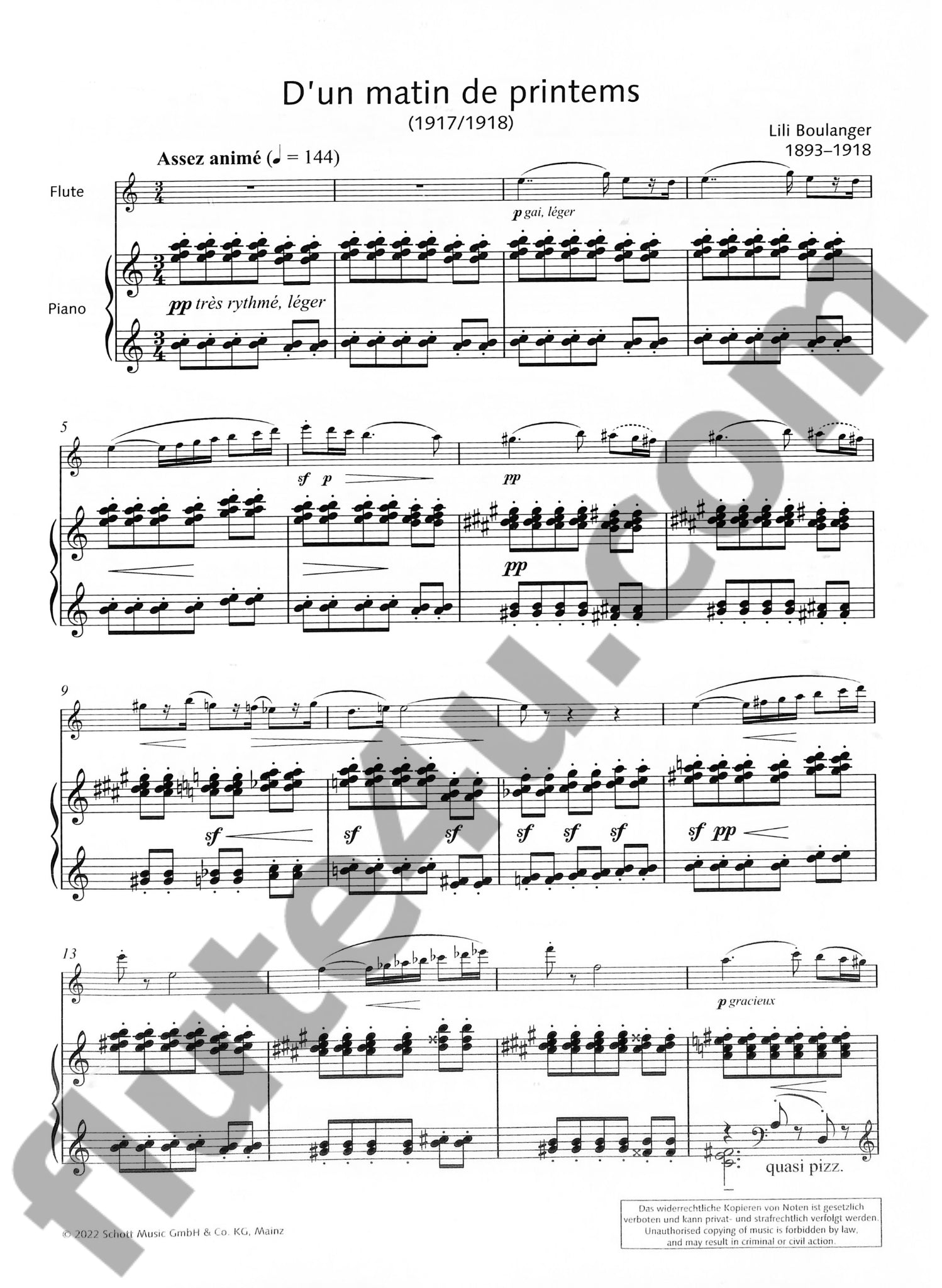 Boulanger, L :: Complete Flute Works