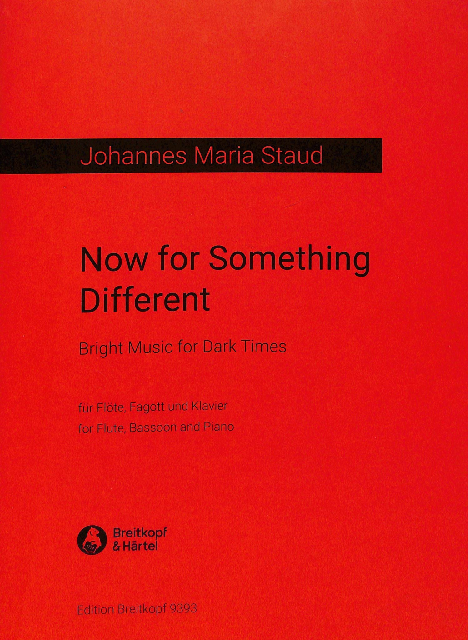 Staud, JM :: Now for Something Different