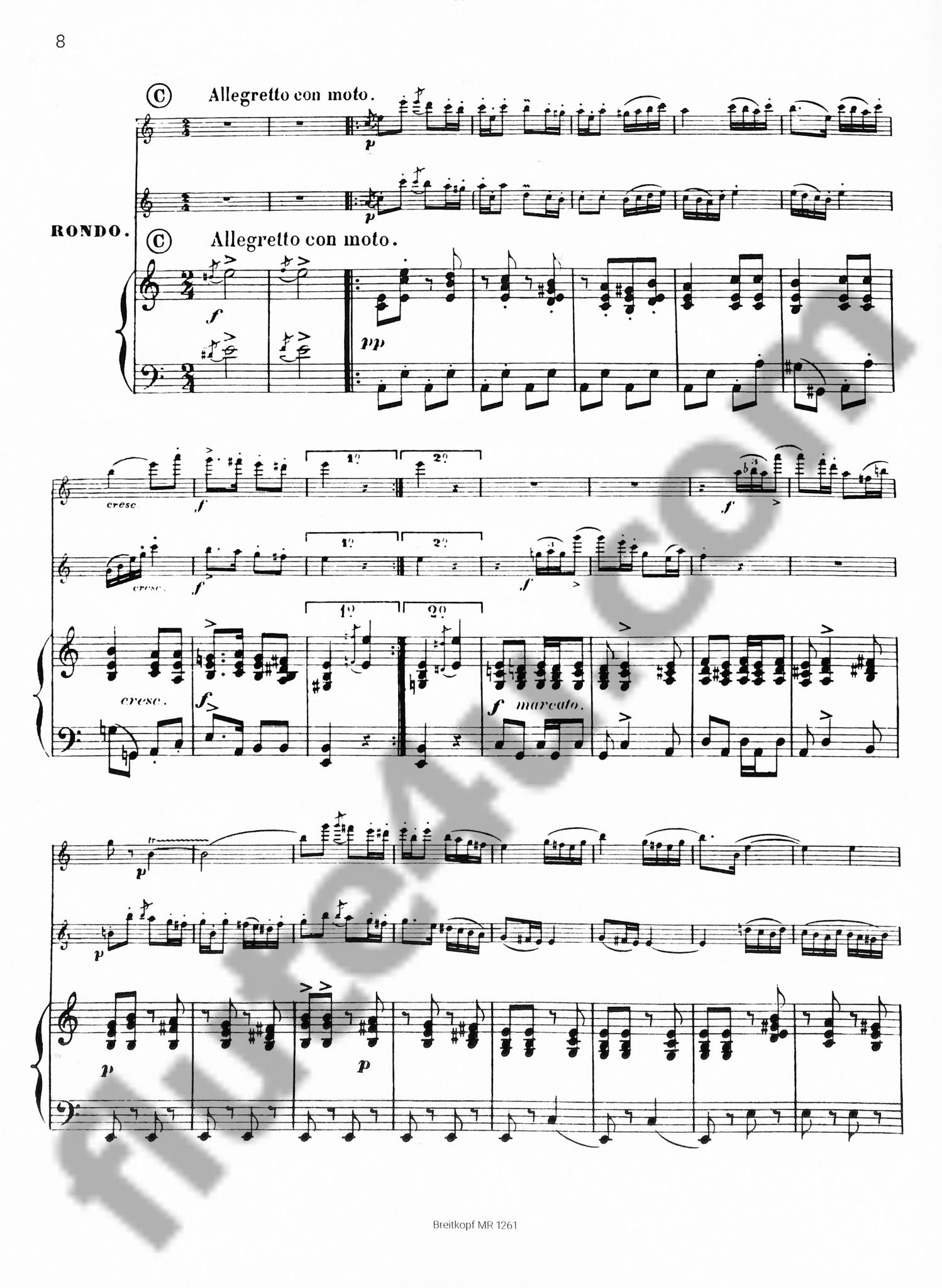 Doppler, F :: Andante and Rondo op. 25