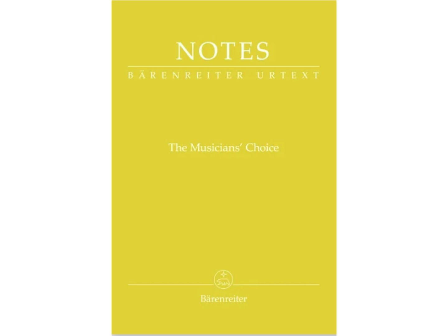 Barenreiter Notes Manuscript Pad