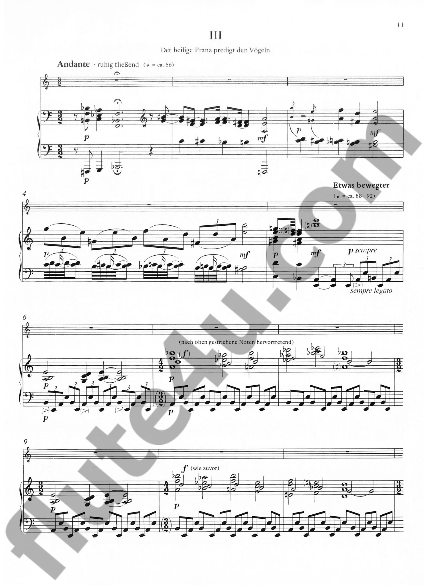 Kraft, W :: Sonate (Franziskus-Legenden)