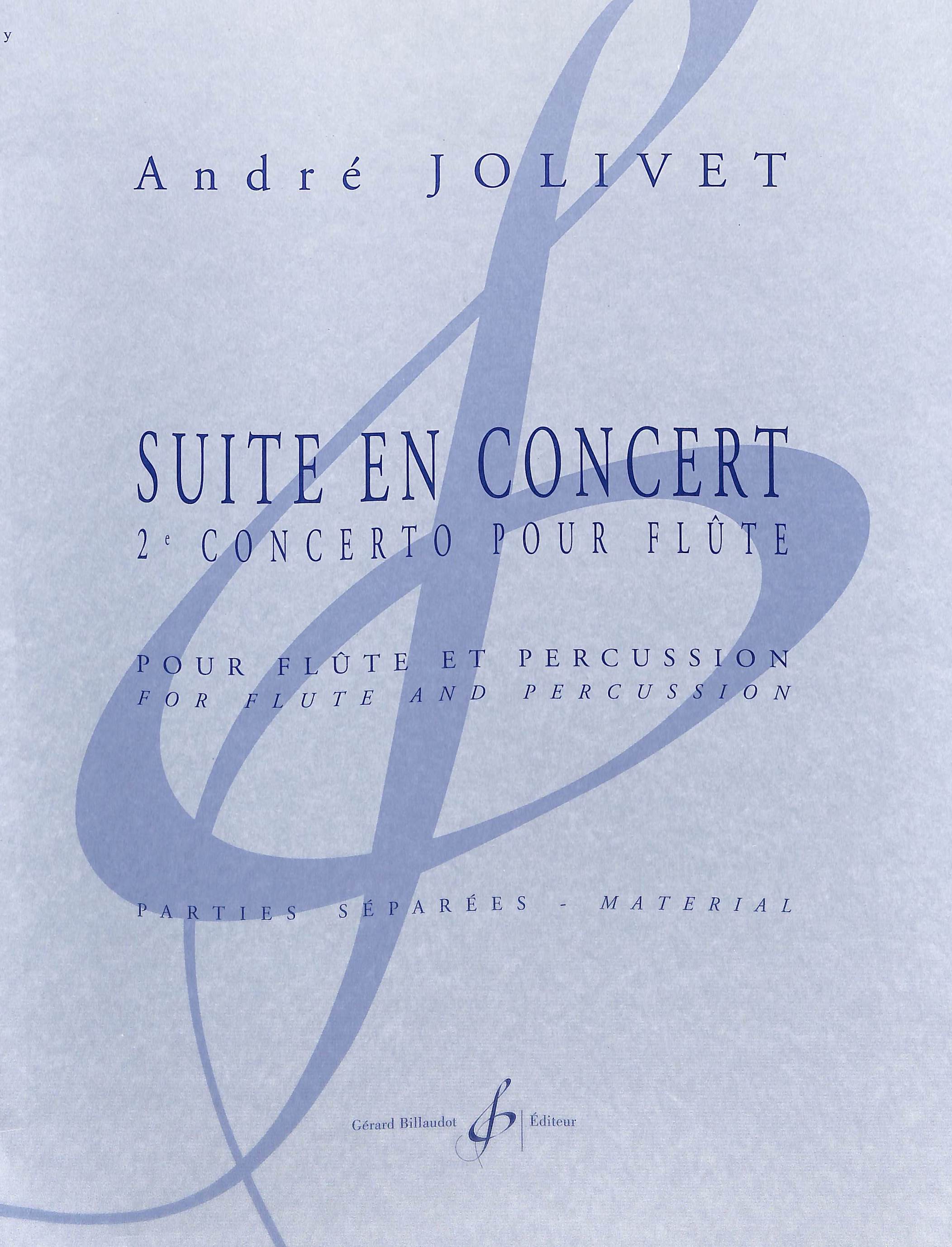 Suite en Concert (Parts)
