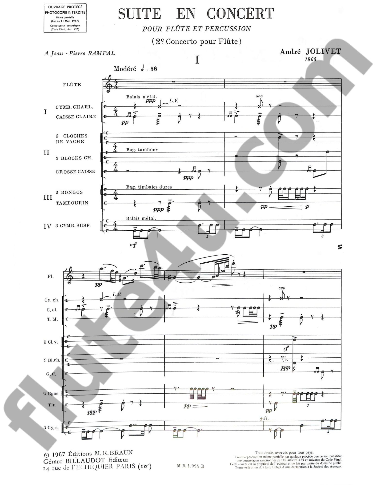 Suite en Concert (Score)