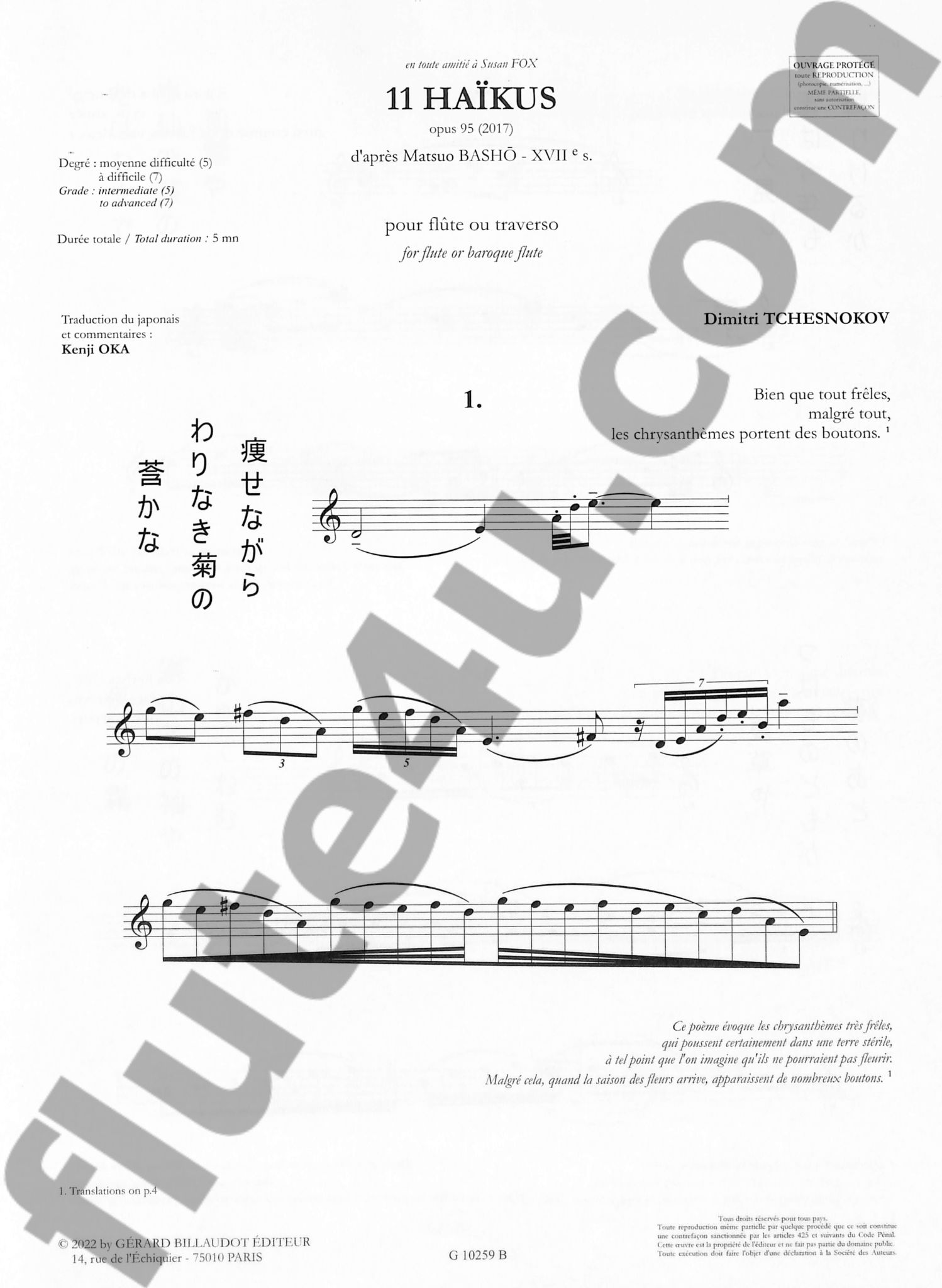 11 Haikus, op. 95