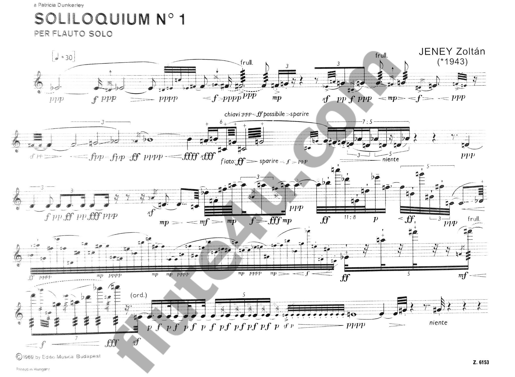 Jeney, Z :: Soliloquium No. 1