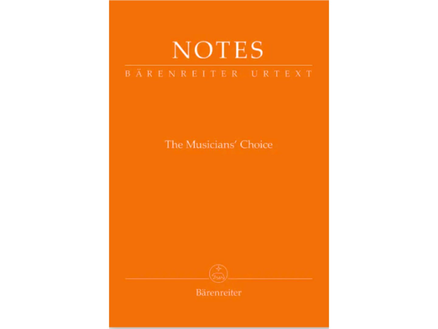Barenreiter Notes Manuscript Pad