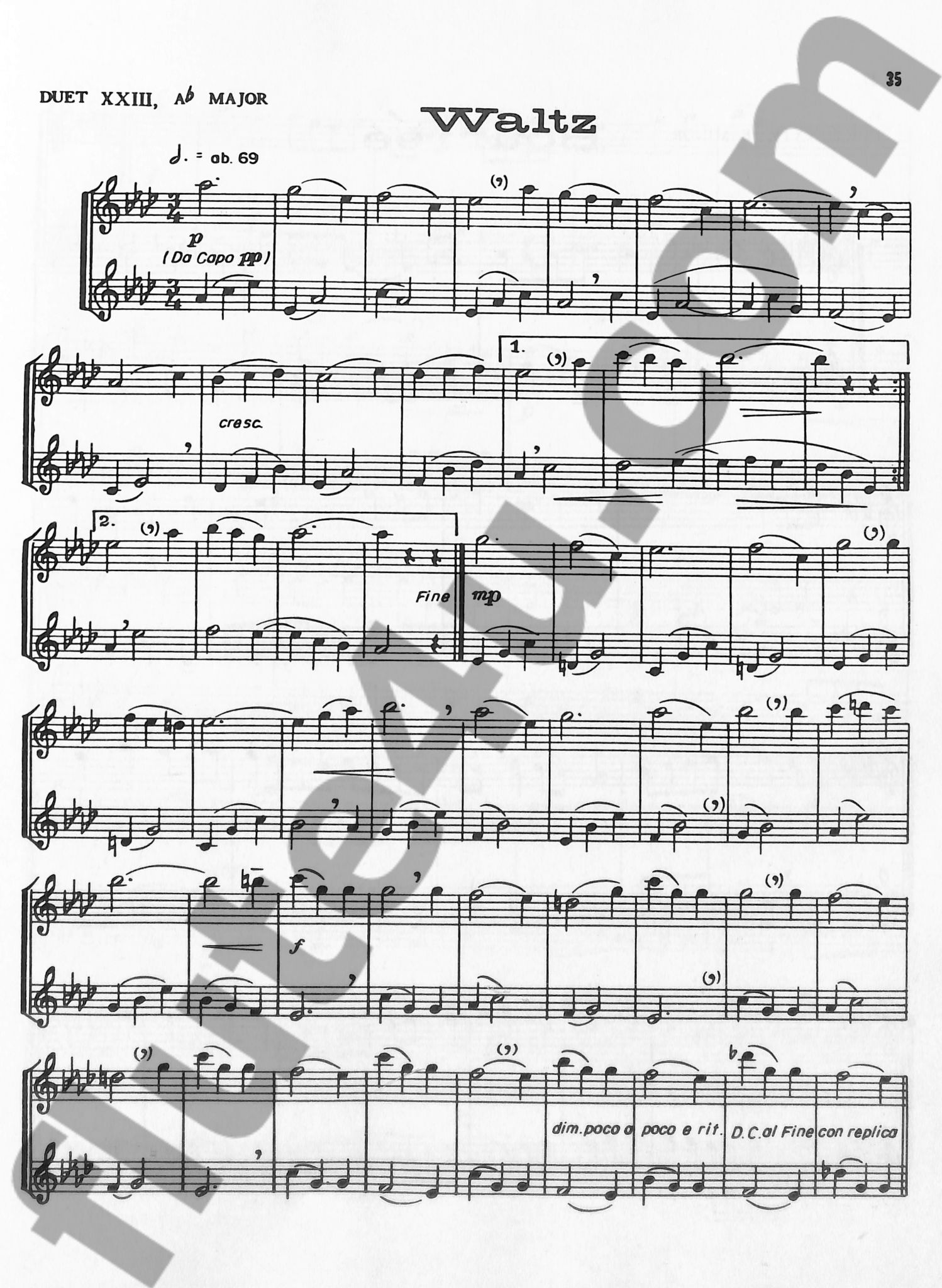 Moyse, L :: Thirty Easy Duets