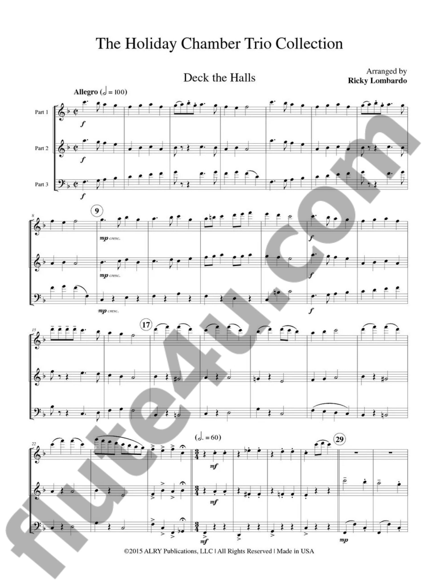 Various :: The Holiday Chamber Trio Collection