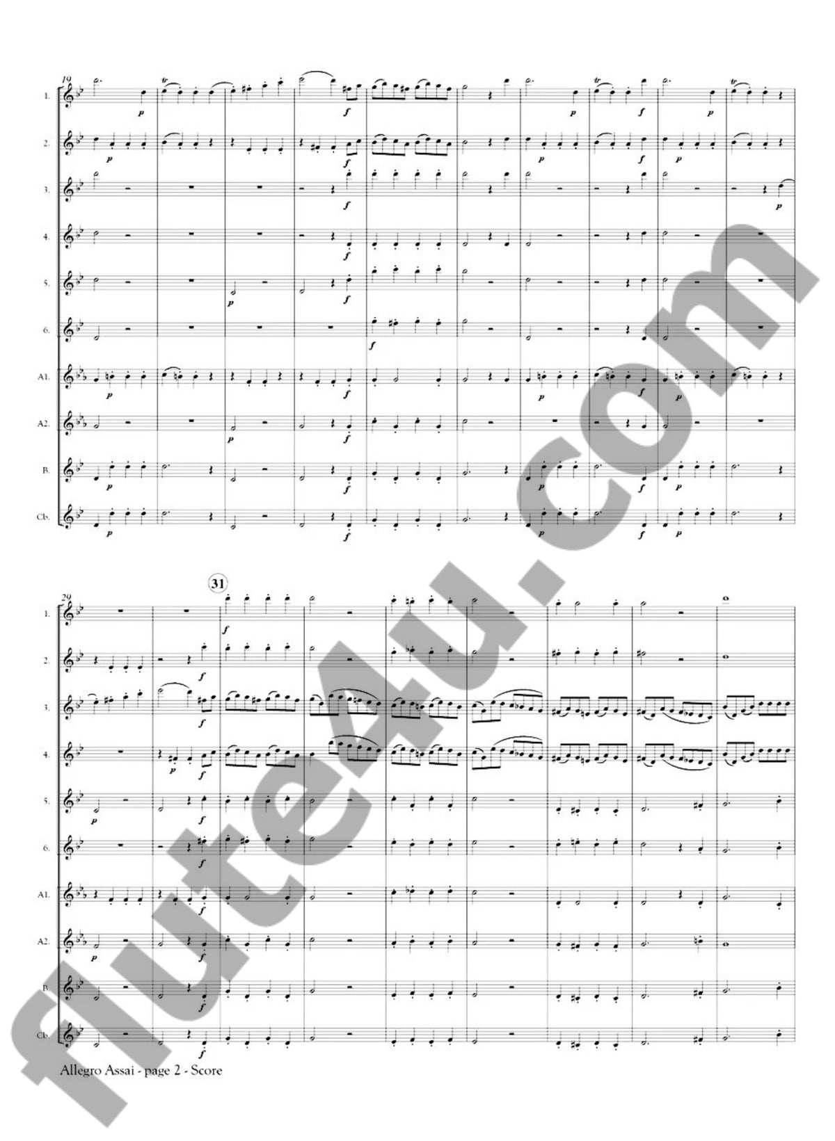 Mozart, WA :: Allegro Assai from Symphony No. 40, K. 550