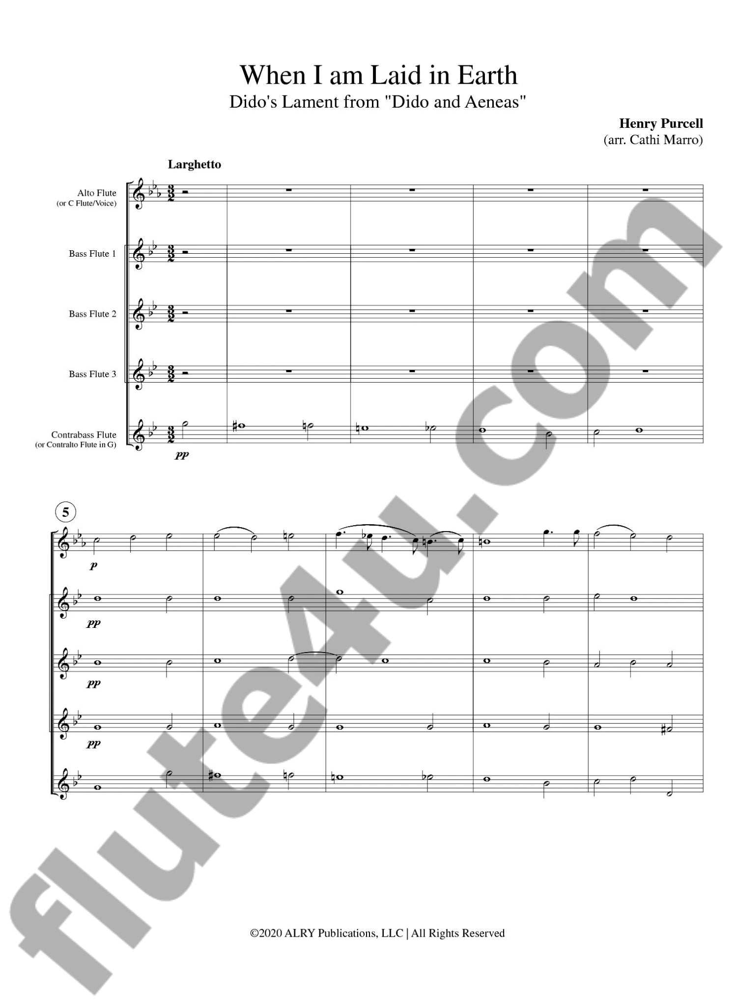 Purcell, H :: When I am Laid in Earth
