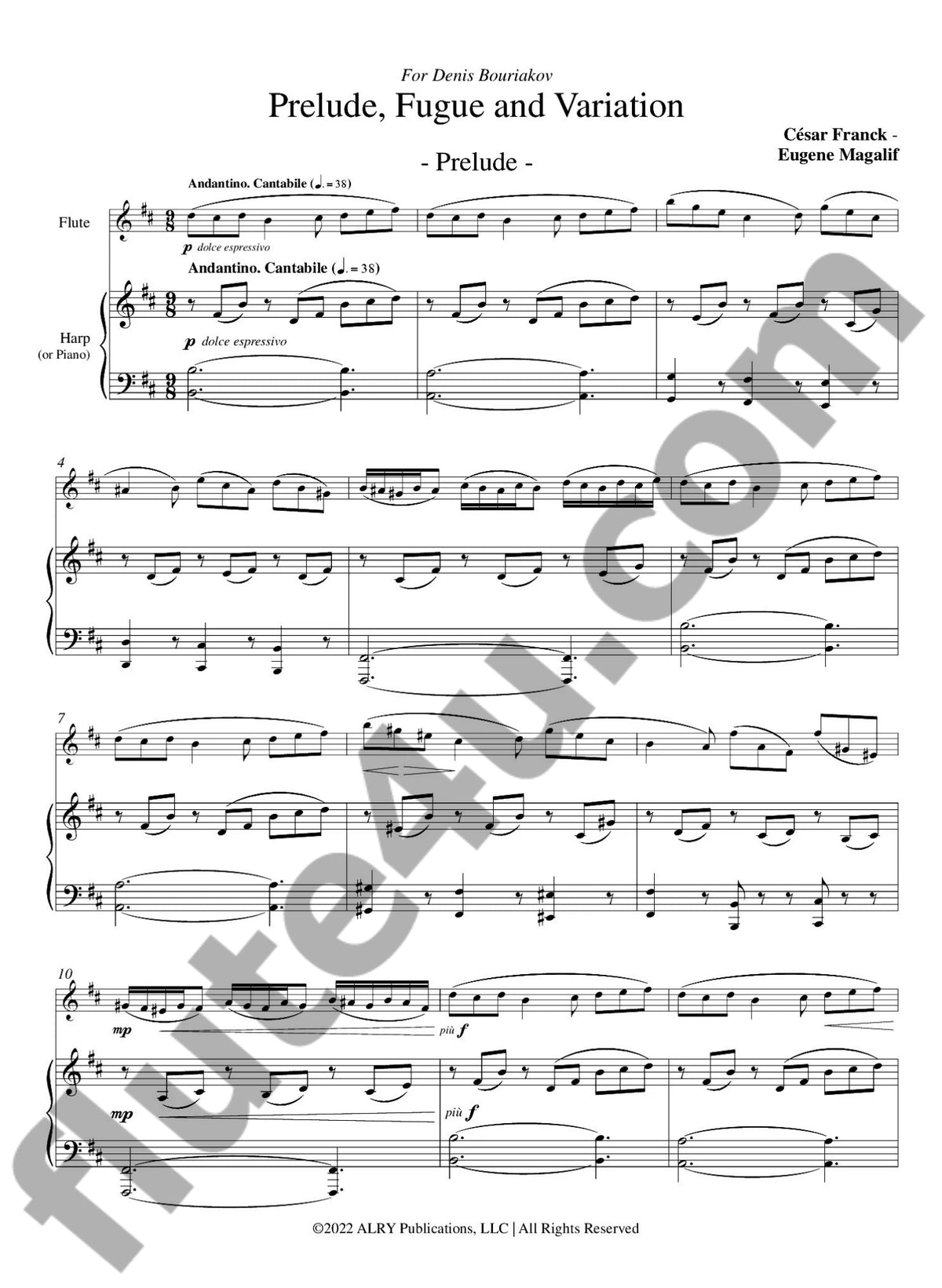Franck, C :: Prelude, Fugue and Variation