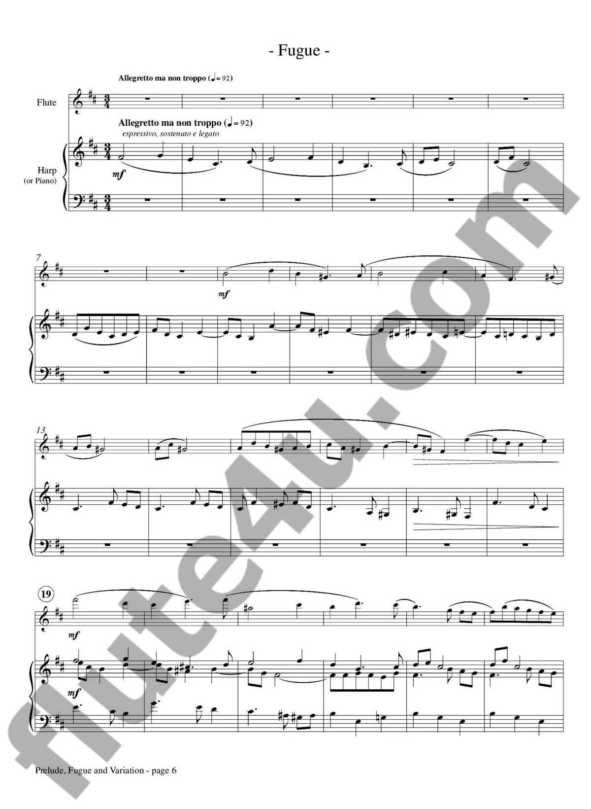 Franck, C :: Prelude, Fugue and Variation
