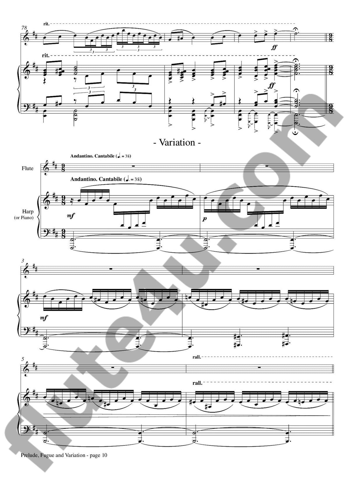 Franck, C :: Prelude, Fugue and Variation