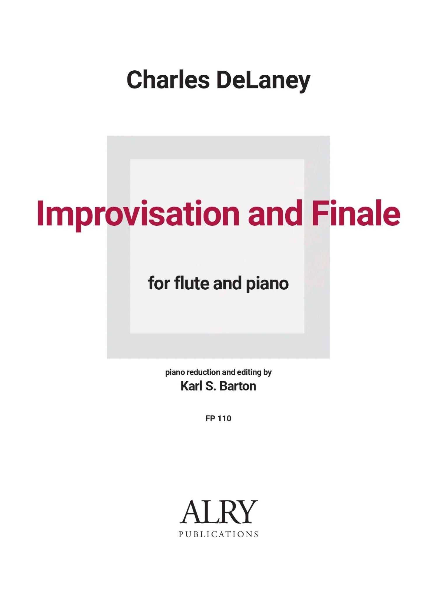 Delaney, C :: Improvisation and Finale