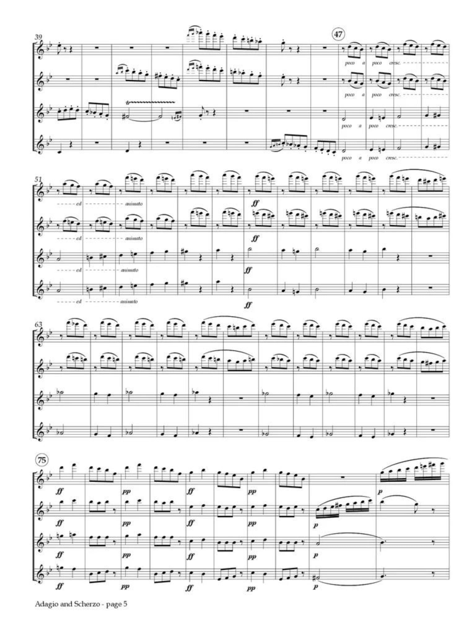 Wouters, AF :: Adagio and Scherzo