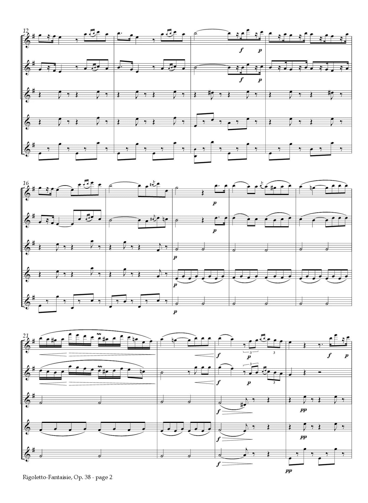 Rigoletto-Fantaisie Op. 38