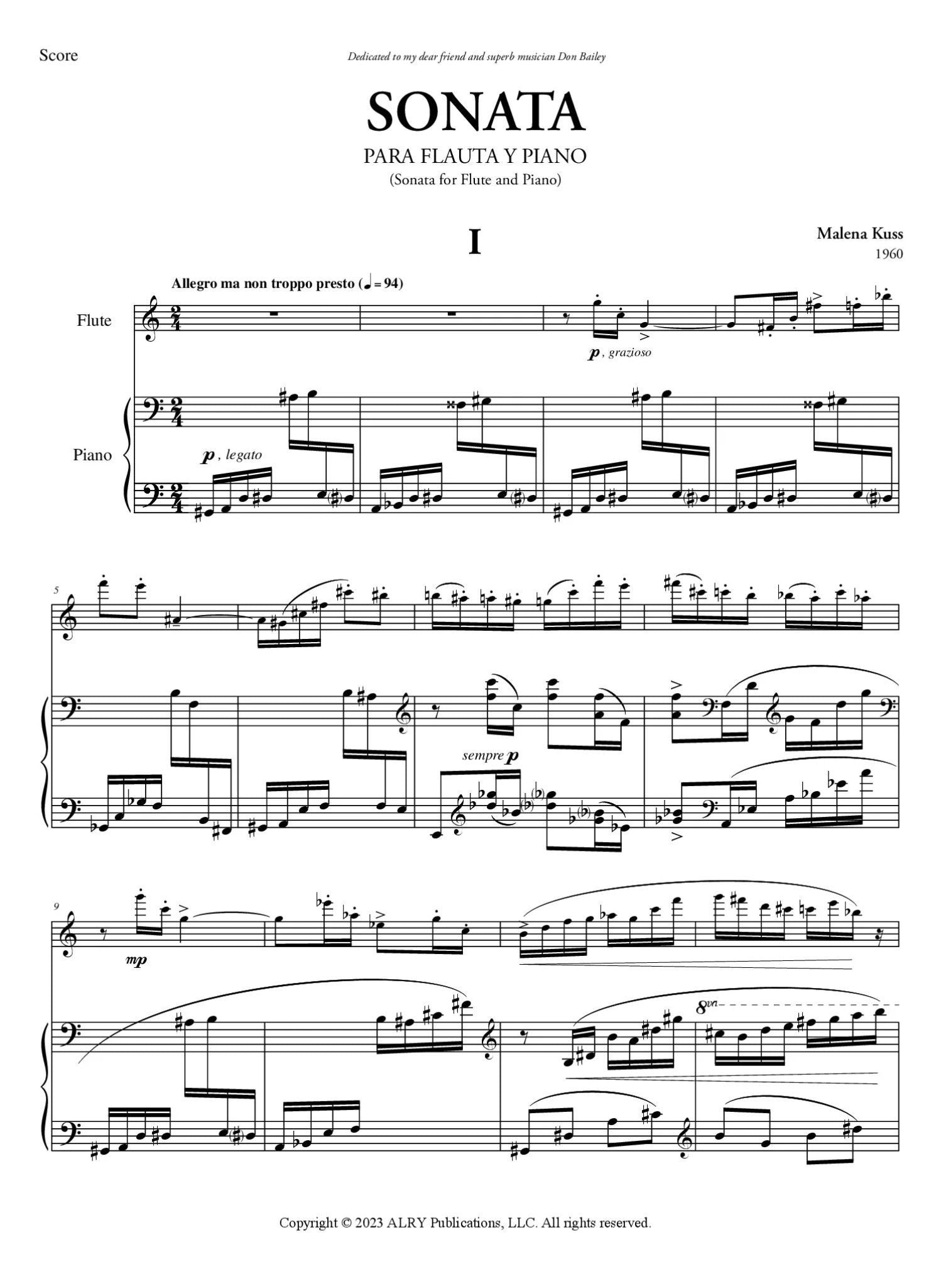 Kuss, M :: Sonata
