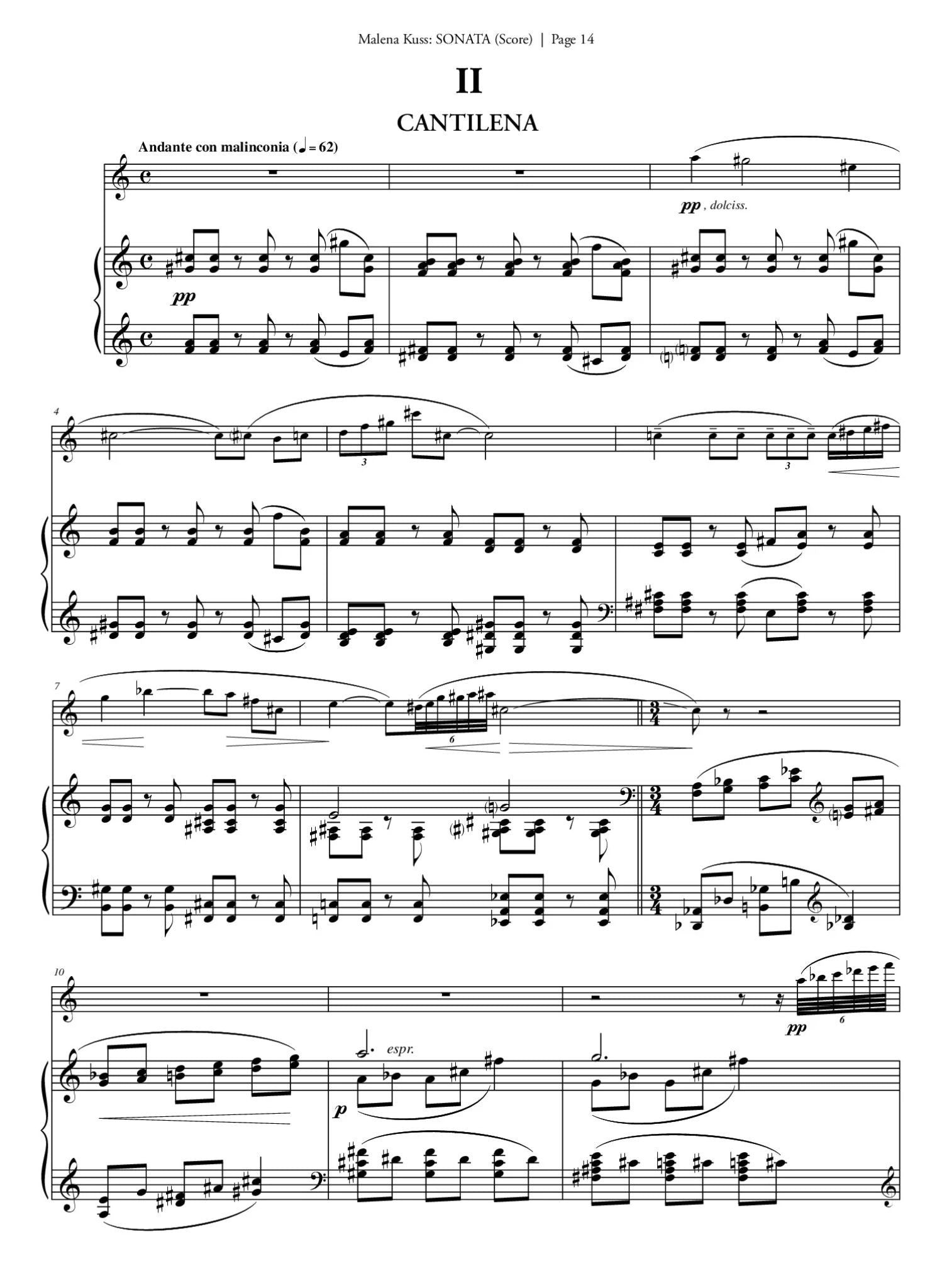 Kuss, M :: Sonata