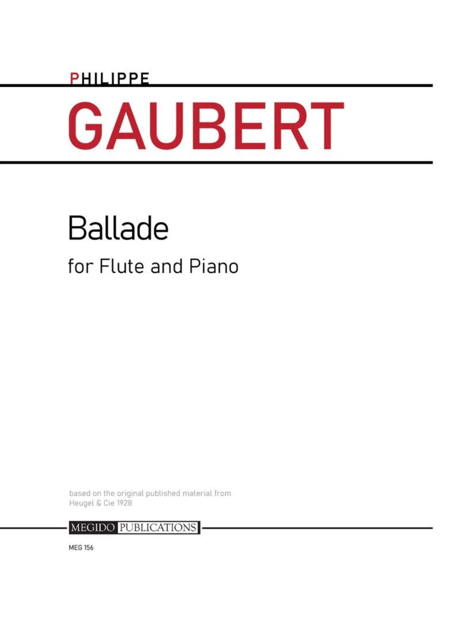 Gaubert, P :: Ballade