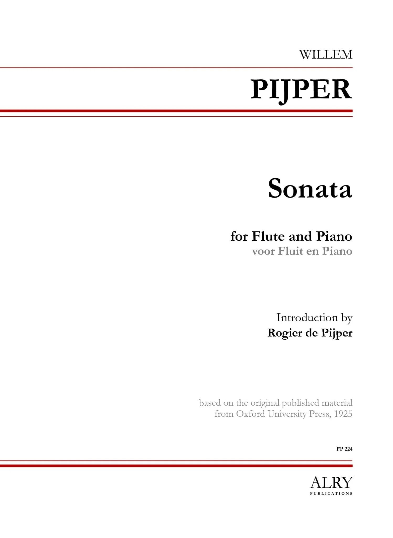 Pijper, W :: Sonata