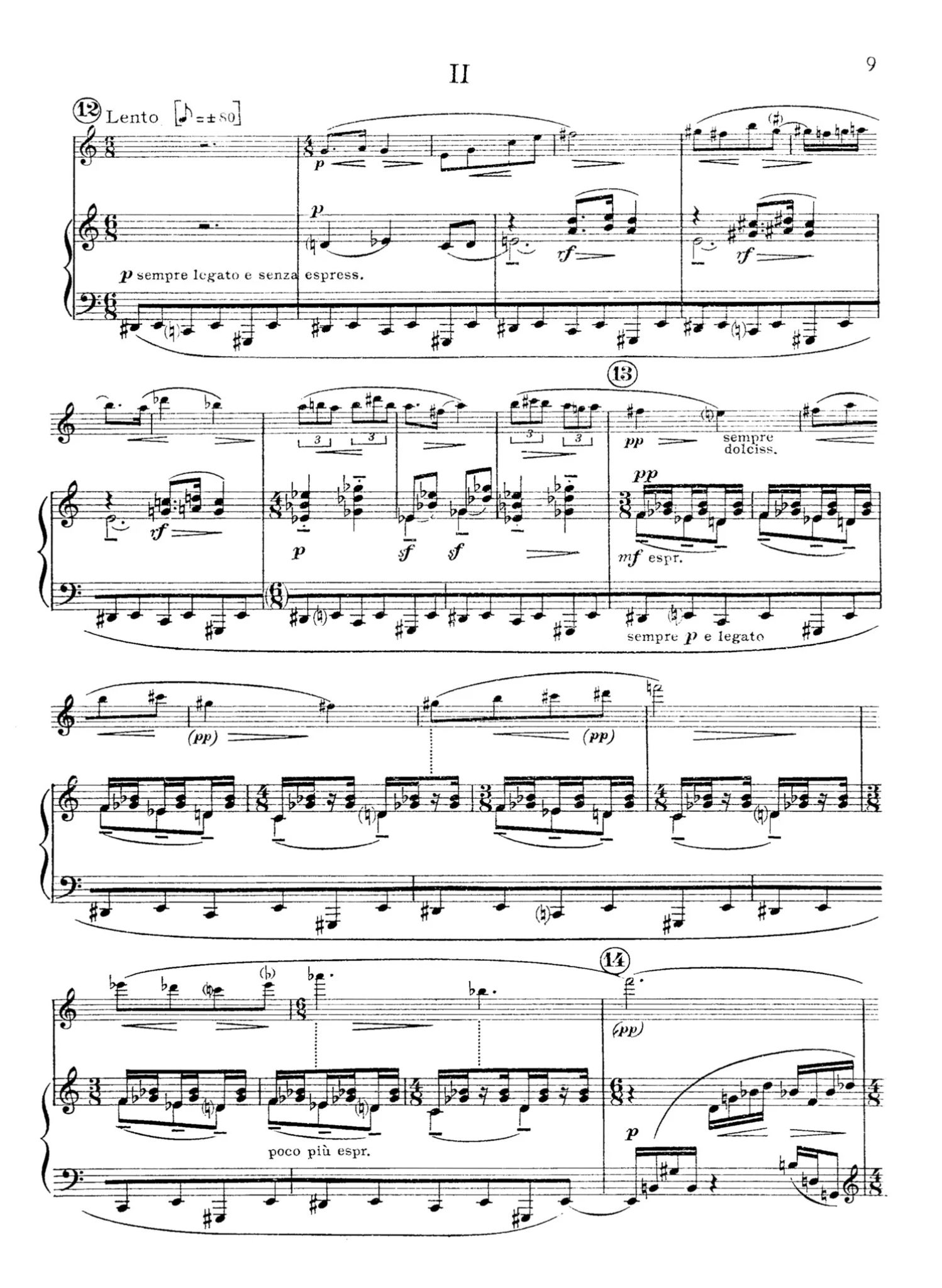 Pijper, W :: Sonata