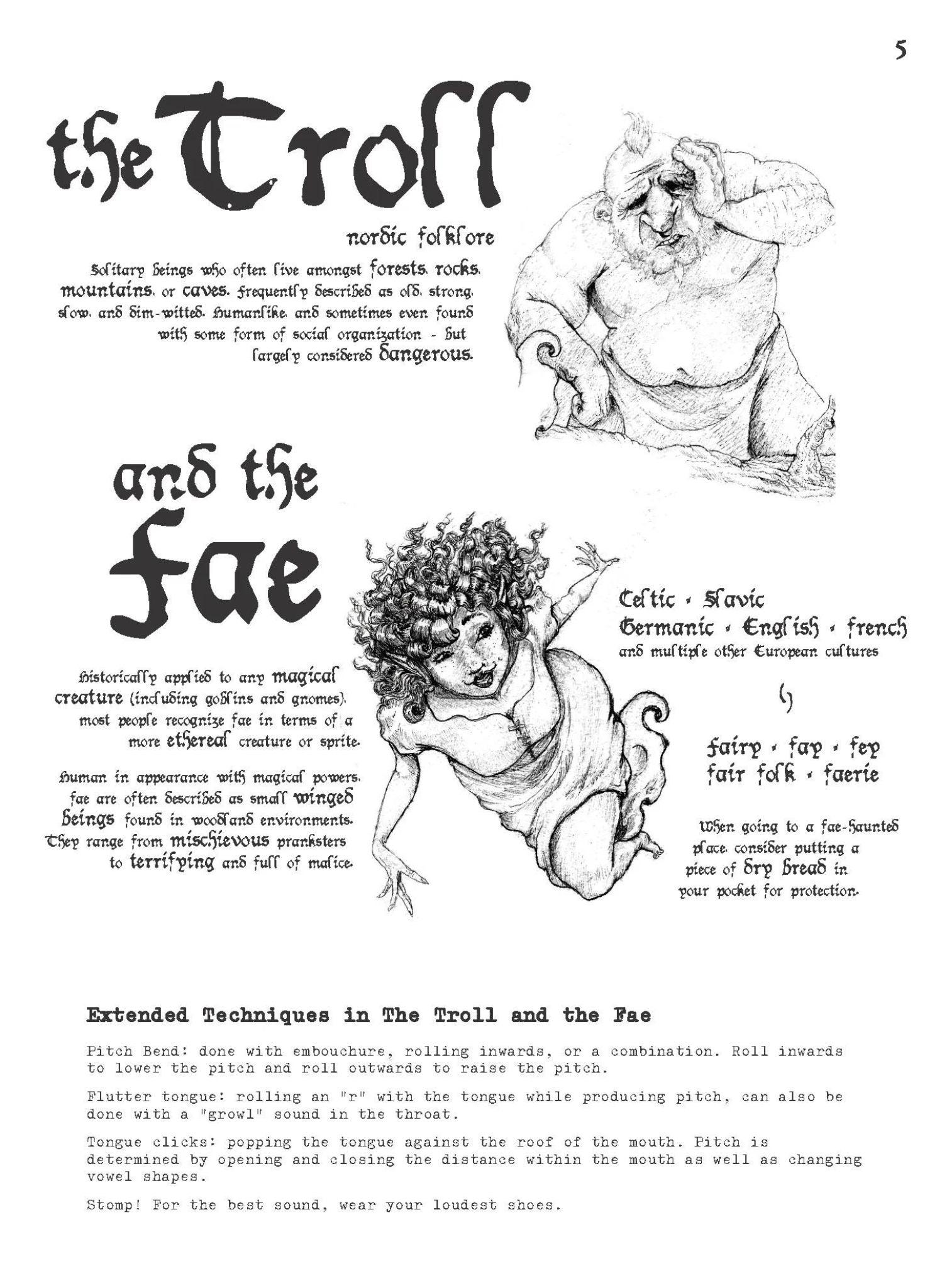 Keith, L :: The Troll and the Fae