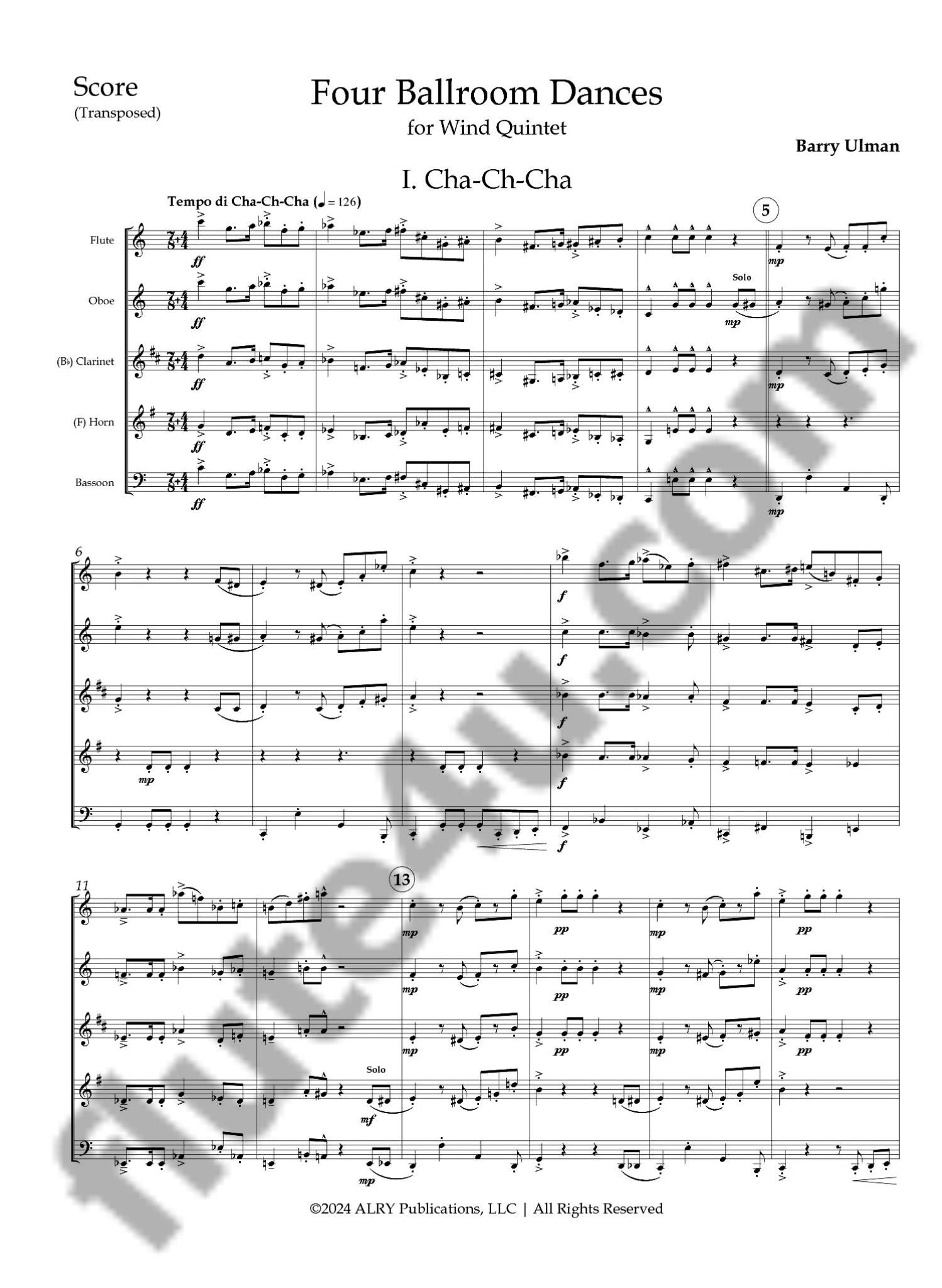 Ulman, B :: Four Ballroom Dances