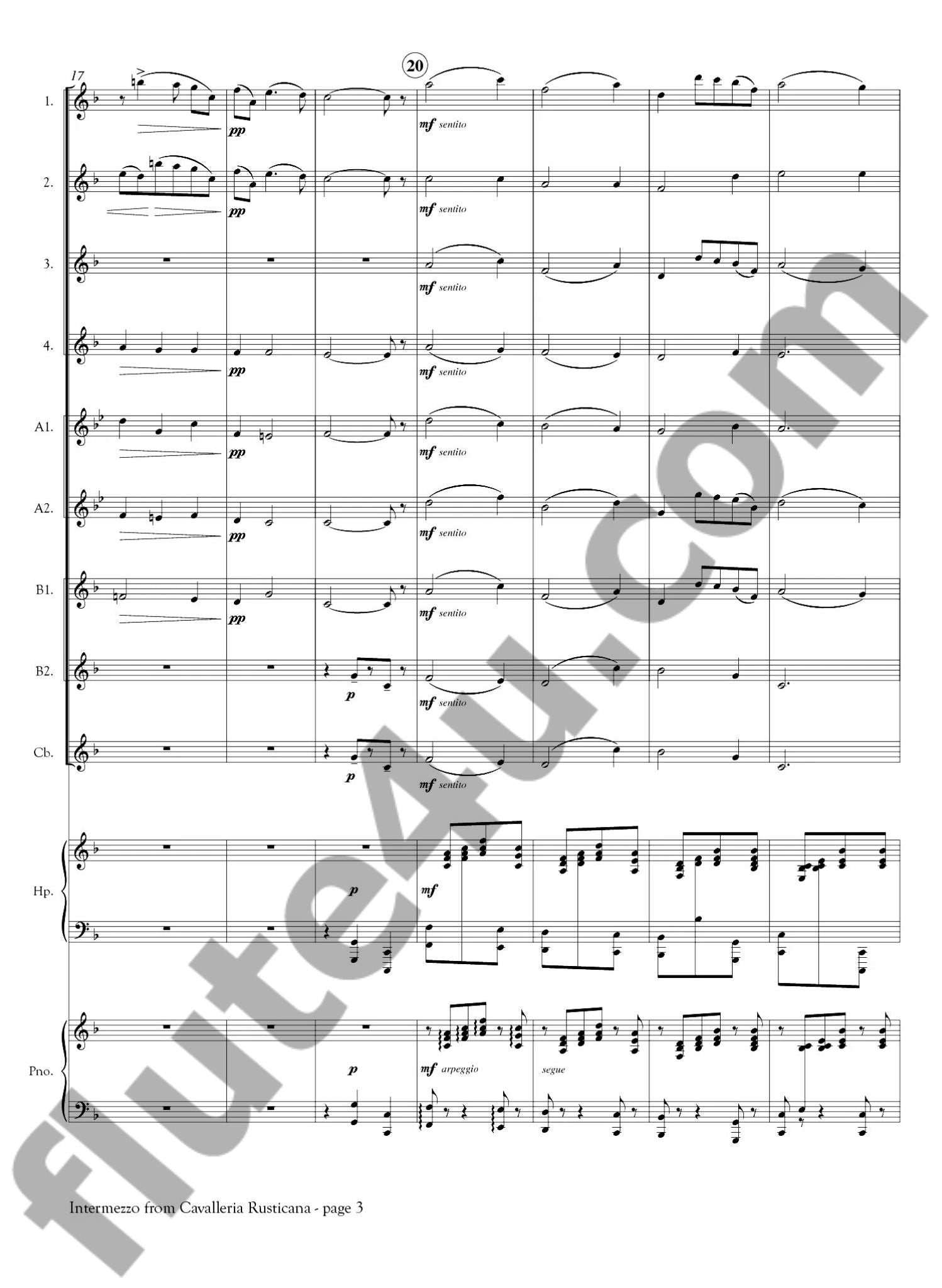 Mascagni, P :: Intermezzo from Cavalleria Rusticana