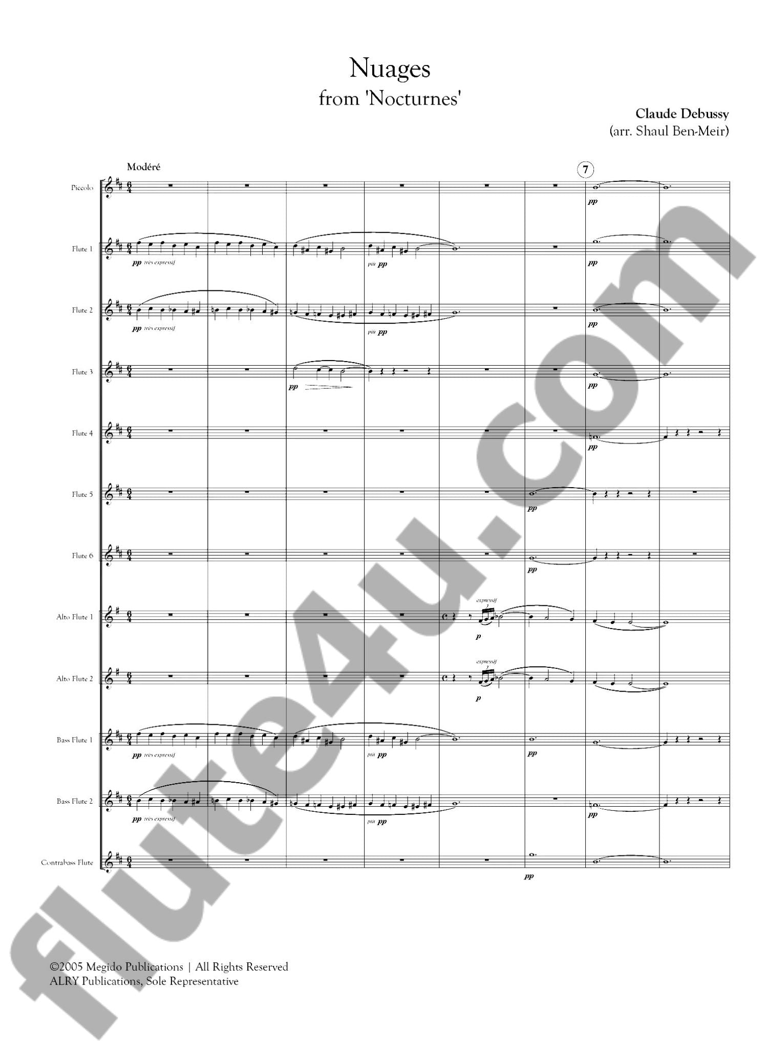 Debussy, C :: Nuages from 'Nocturnes'
