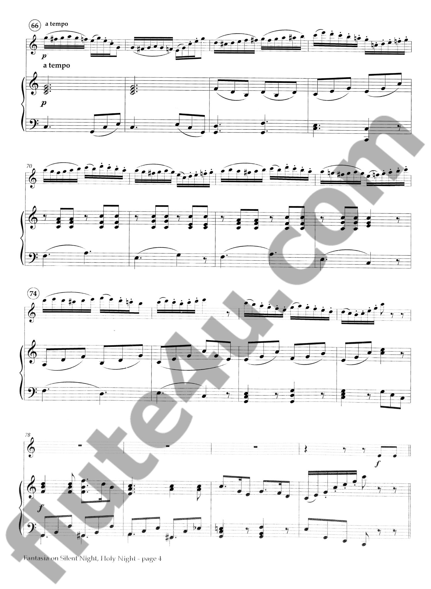 Popp, W :: Fantasia on Silent Night, Holy Night