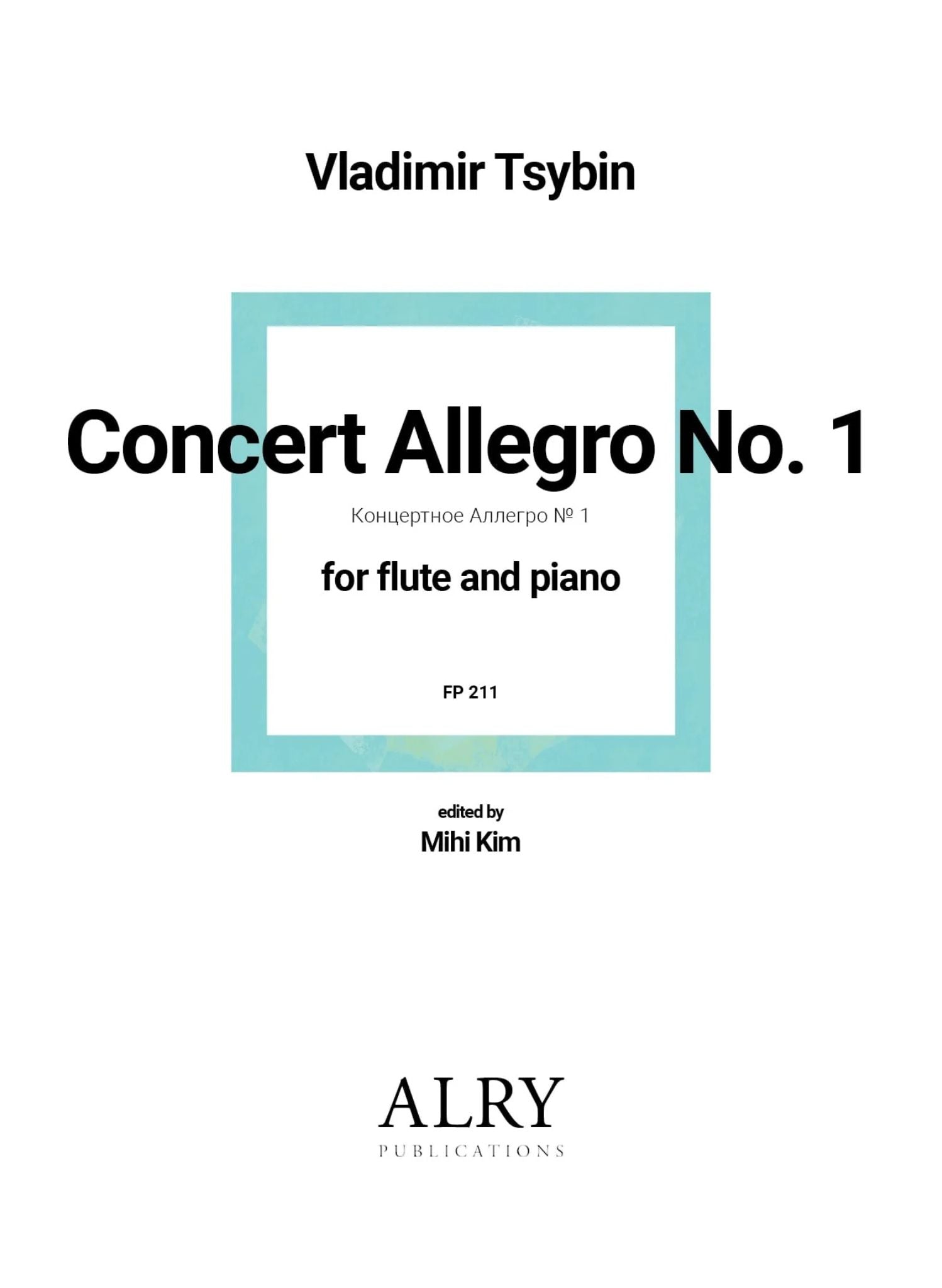 Tsybin, V :: Concert Allegro No. 1