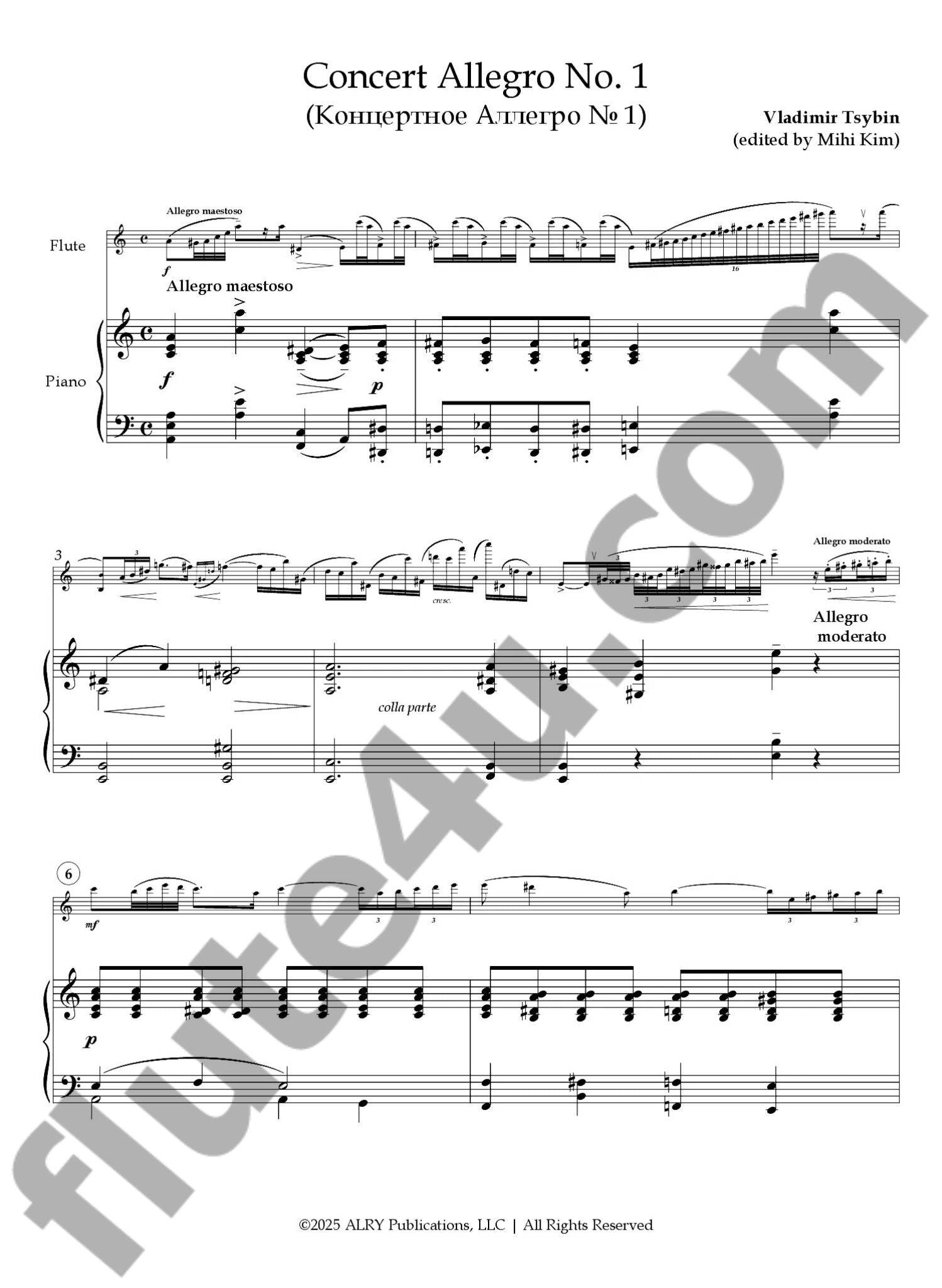 Tsybin, V :: Concert Allegro No. 1